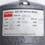 New Dayton 2M034A Universal AC-DC Motor 115VAC/DC 1.2A 1/15HP, 5000RPM, ø1/4" Shaft