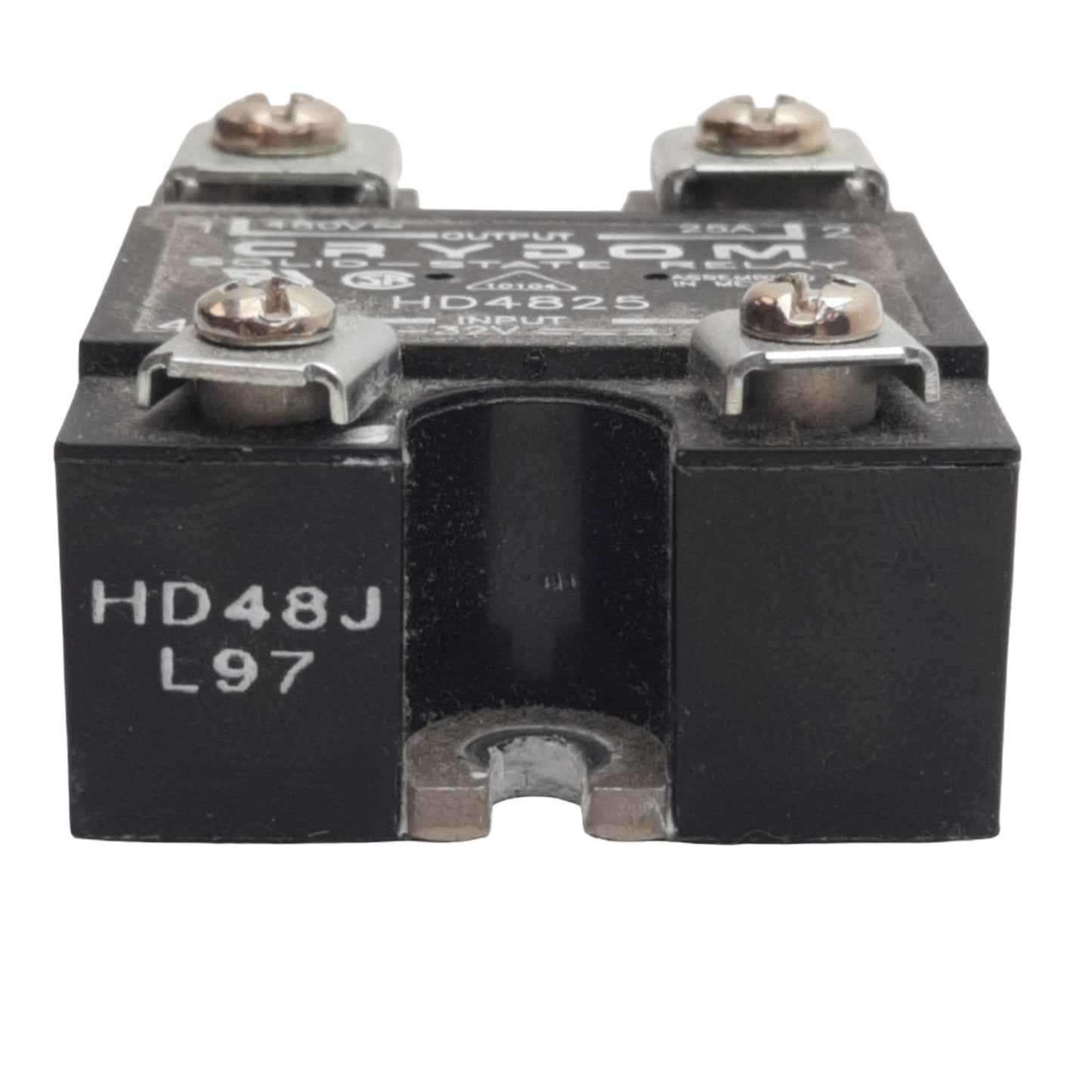 Used Crydom HD4825 Solid State Relay 90-280VAC Control, 48-530VAC Operating, 25Amps