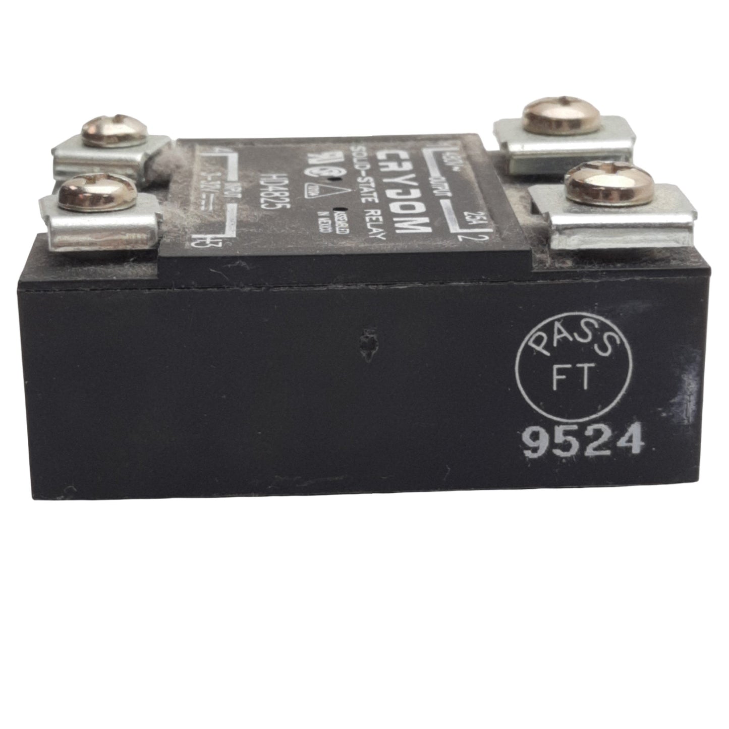 Used Crydom HD4825 Solid State Relay 90-280VAC Control, 48-530VAC Operating, 25Amps