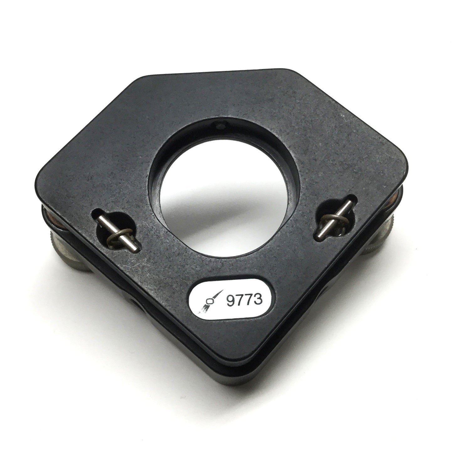 Used Newport 9773 Valu Center XY Mirror Mount for Ø1" Optics, ±4° Tip & Tilt, 80TPI