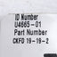 Used Turck CKFD 19-19-2 Actuator & Sensor Receptacle, 150V 9A, M23 19-Pin Female, 2m