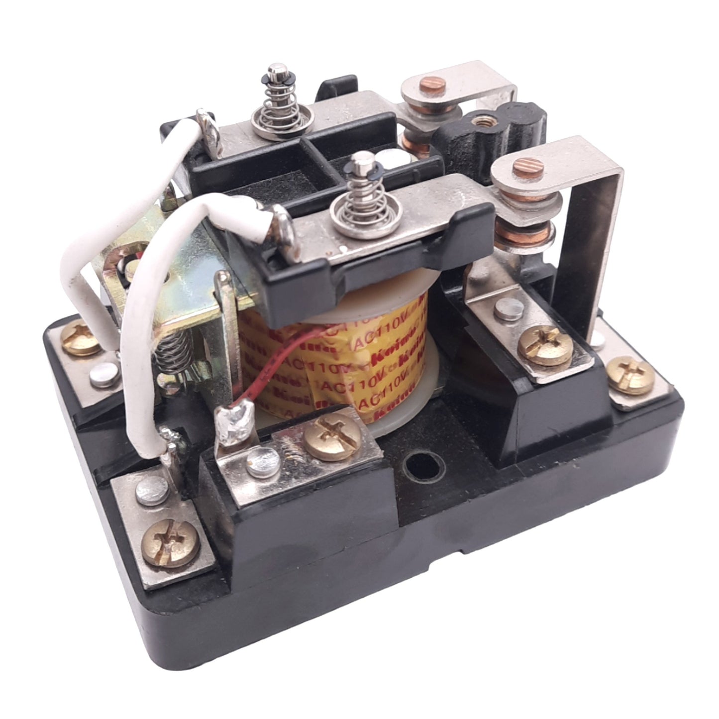 Used Koino KH-101-2C Power Relay, DPDT, 110VAC/24VDC Coil, 500VAC/250VDC 30A Max