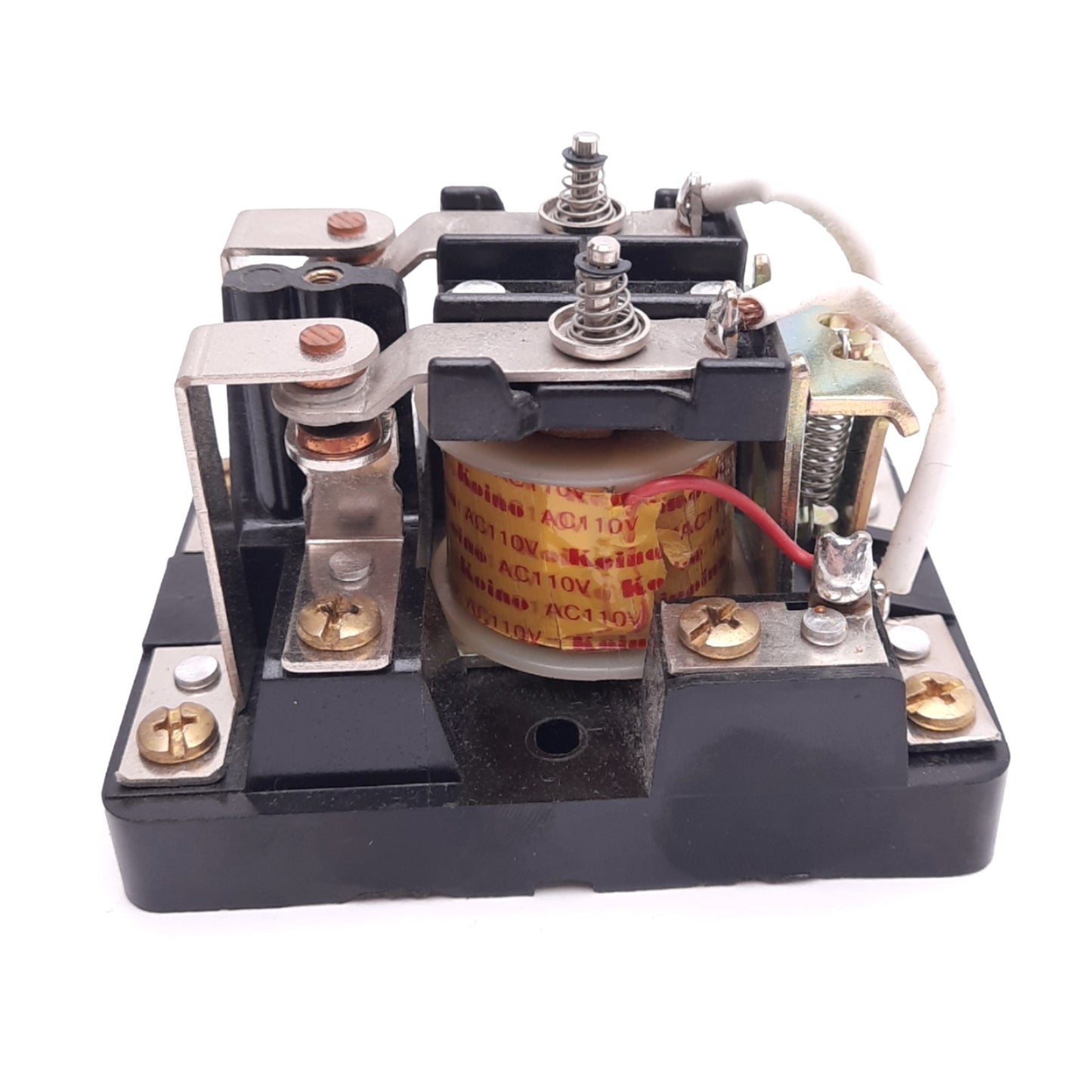 Used Koino KH-101-2C Power Relay, DPDT, 110VAC/24VDC Coil, 500VAC/250VDC 30A Max