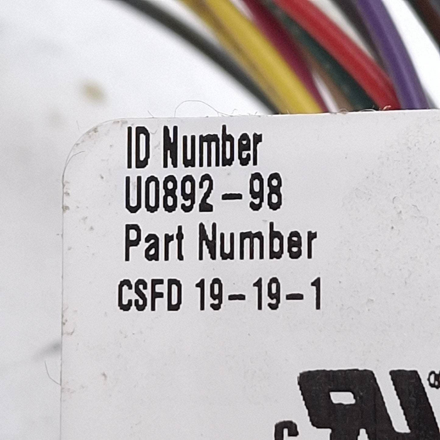 Used Turck CSFD 19-19-1 Actuator & Sensor Receptacle, 150V 9A, M23 19-Pin Male, 1m