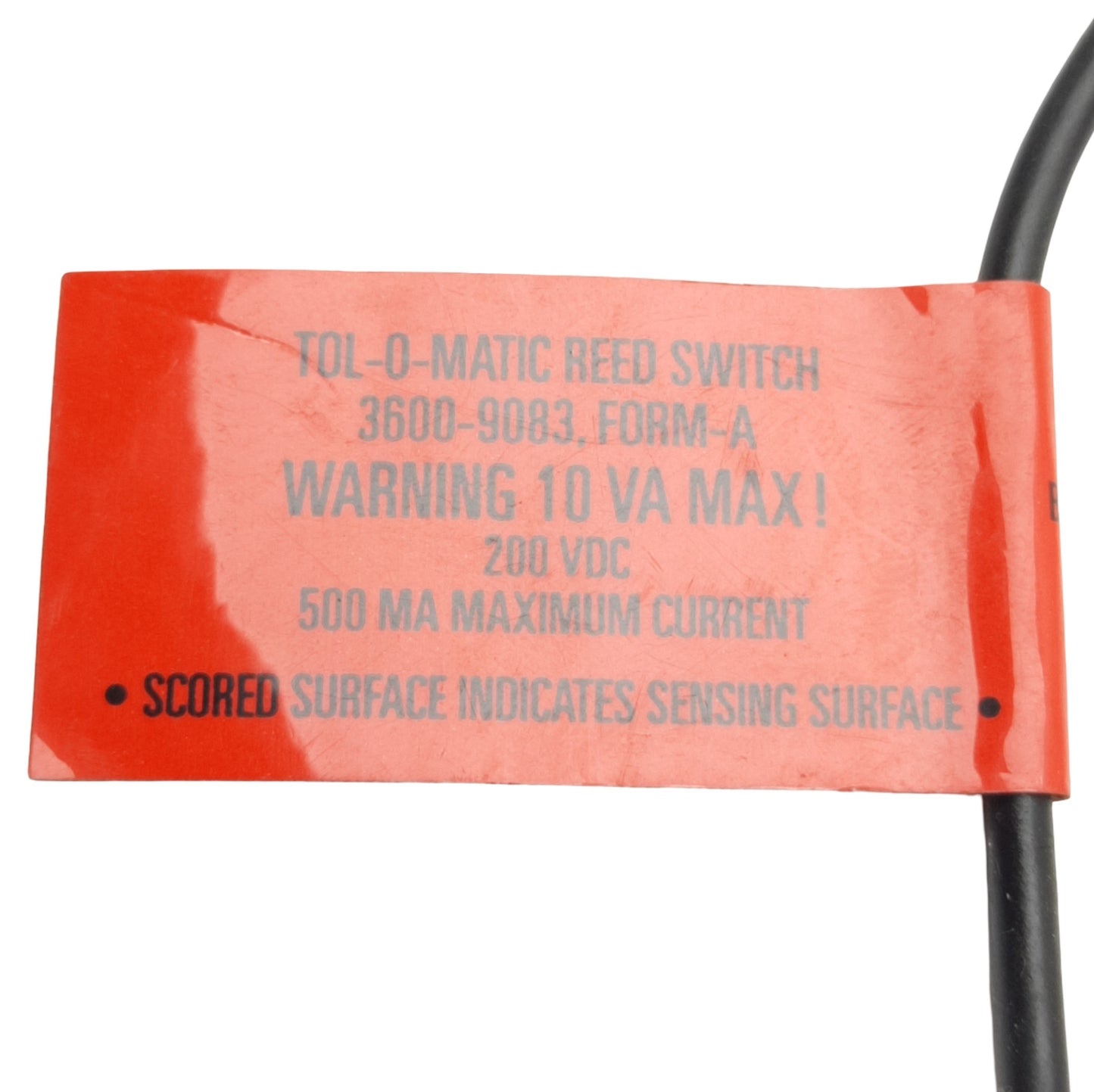 Used Tolomatic 3600-9083 Position Reed Switch Sensor, 200VDC, 500mA, M8 3-Pin Male