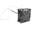 Used Multicomp MC19701 Axial Fan 85-125VAC Operating, 18/22CFM, 80mm x 80mm x 25.5mm