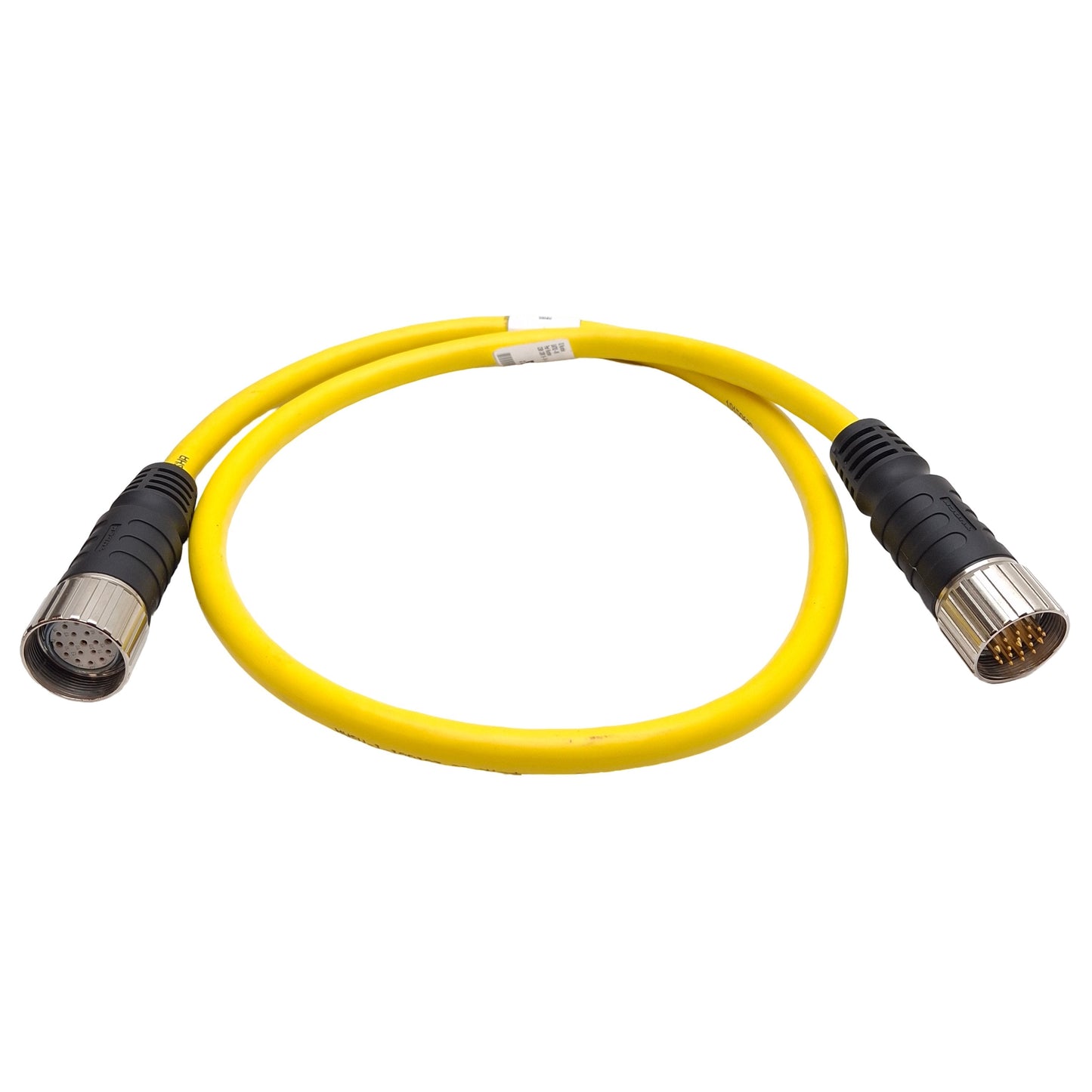 Used Turck CSM CKM 19-19-1 Actuator & Sensor Cordset, M23 19-Pin Male to Female, 1m