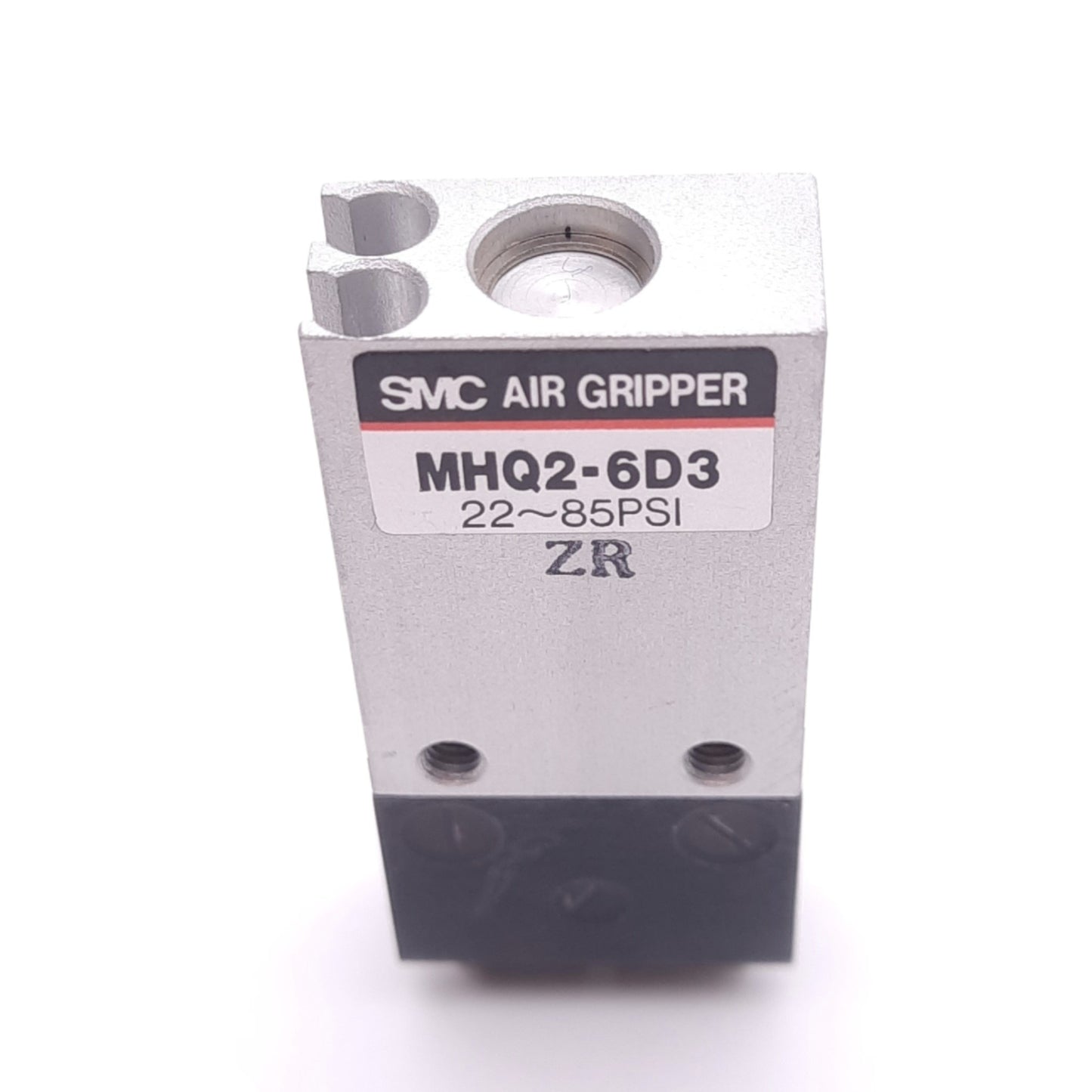 Used SMC MHQ2-6D3 Pneumatic Parallel Gripper, ø6mm Bore, 4mm Stroke, 6.1N, 85psi