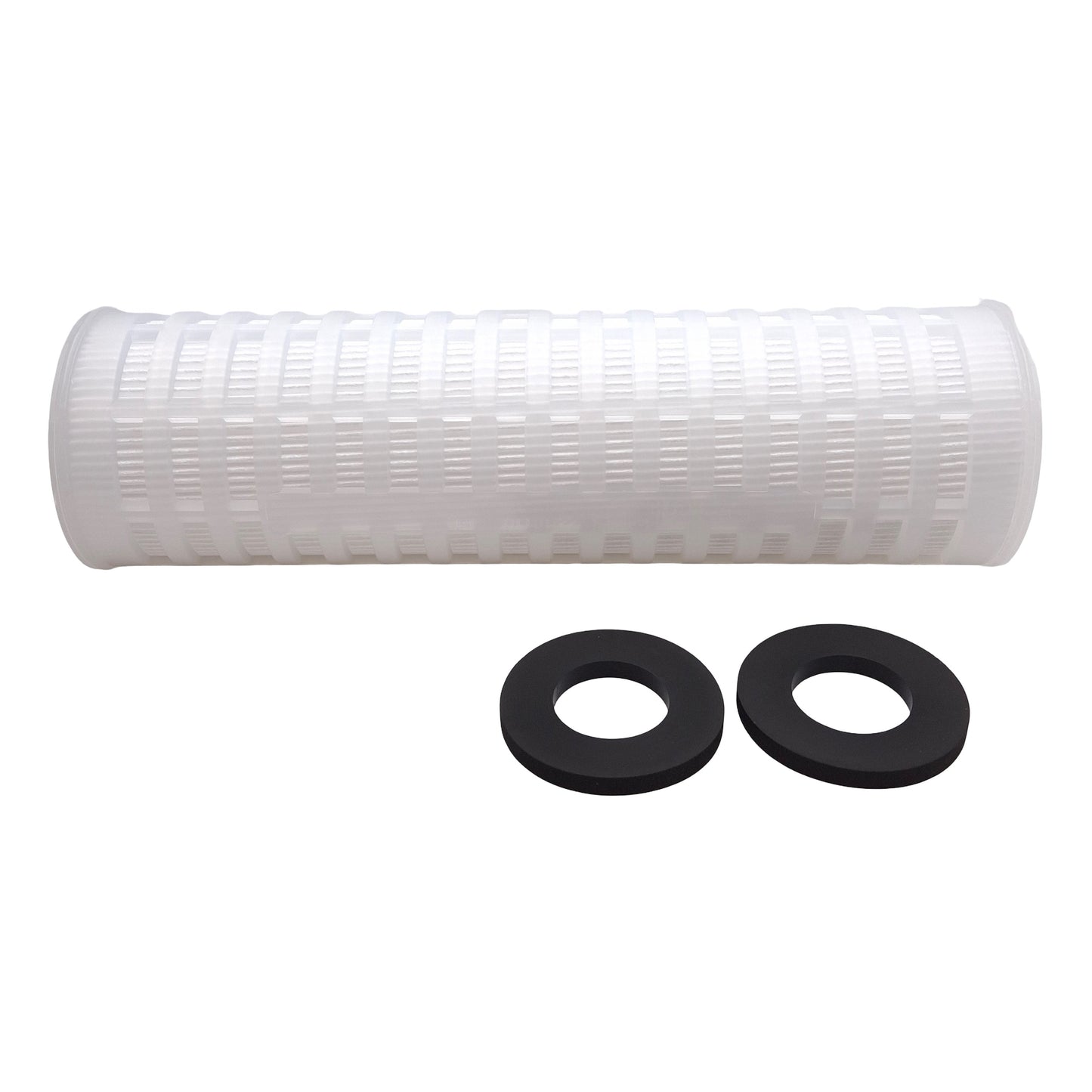 New Parker 22-10110-100-11 Polyflow Pleated Depth Filter Cartridge, 10µm, ø2.75in OD