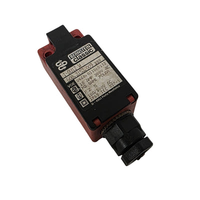 Used Bernstein I-SU1Z W Compact Plunger Position Switch, 1NC 1 NO, 10A 300VAC