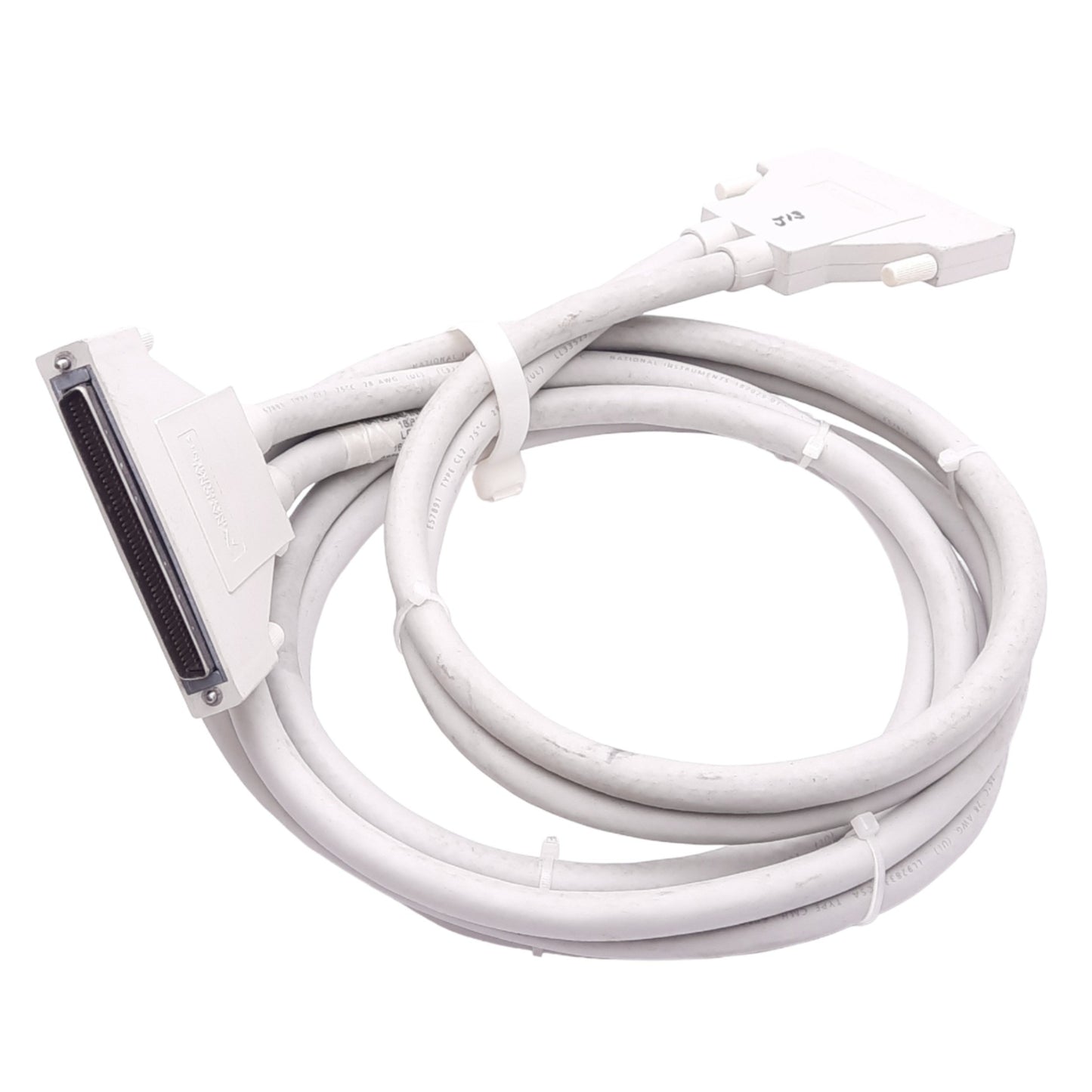 Used National Instruments 182853A-02 SH100M-100M Cable, 100-Pin SCSI Male, 2 Meters