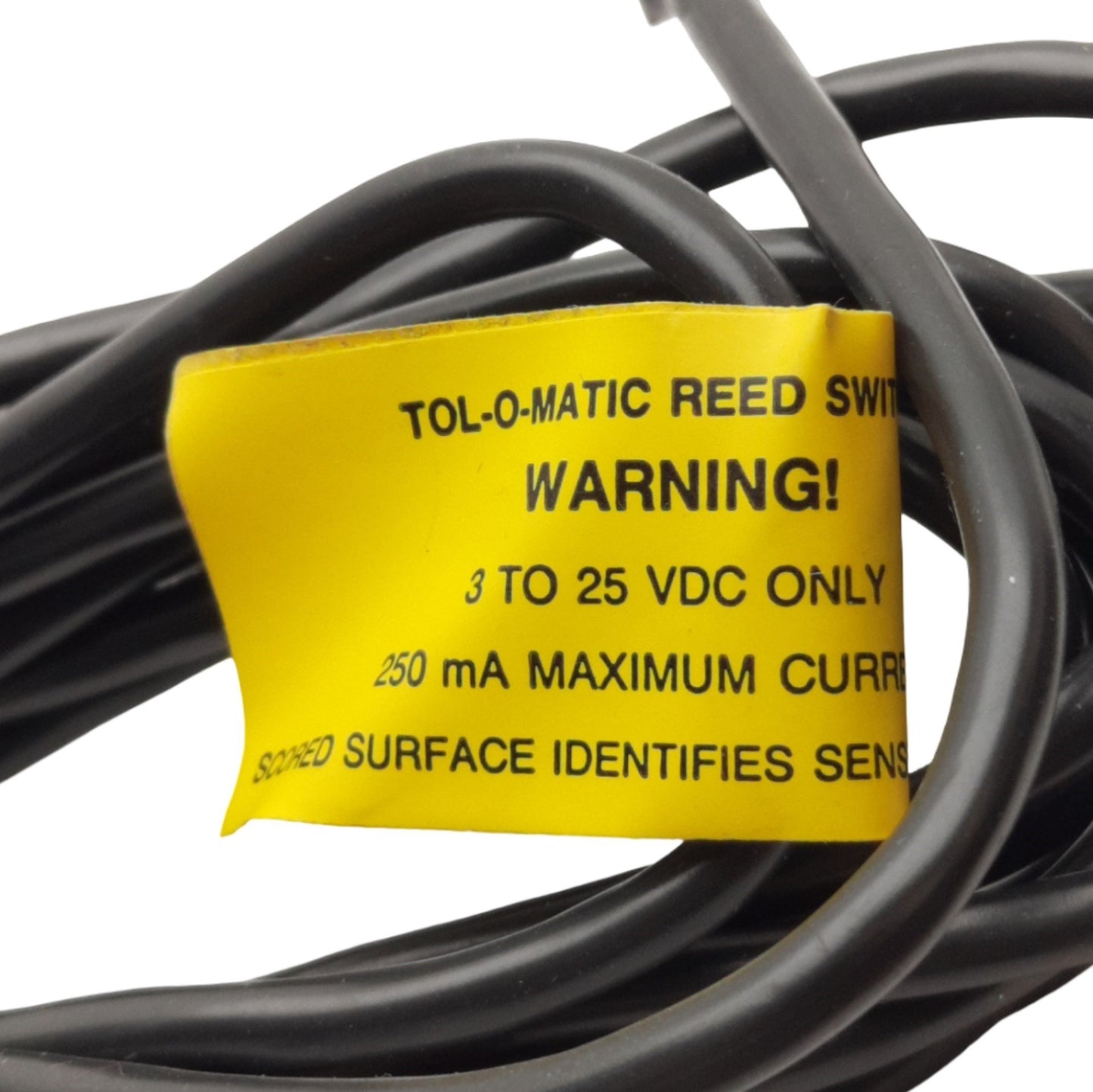 Used Tolomatic Reed Switch 3 to 25VDC, 250mA Max, 3-Wire Output, 0.22in x 0.22in