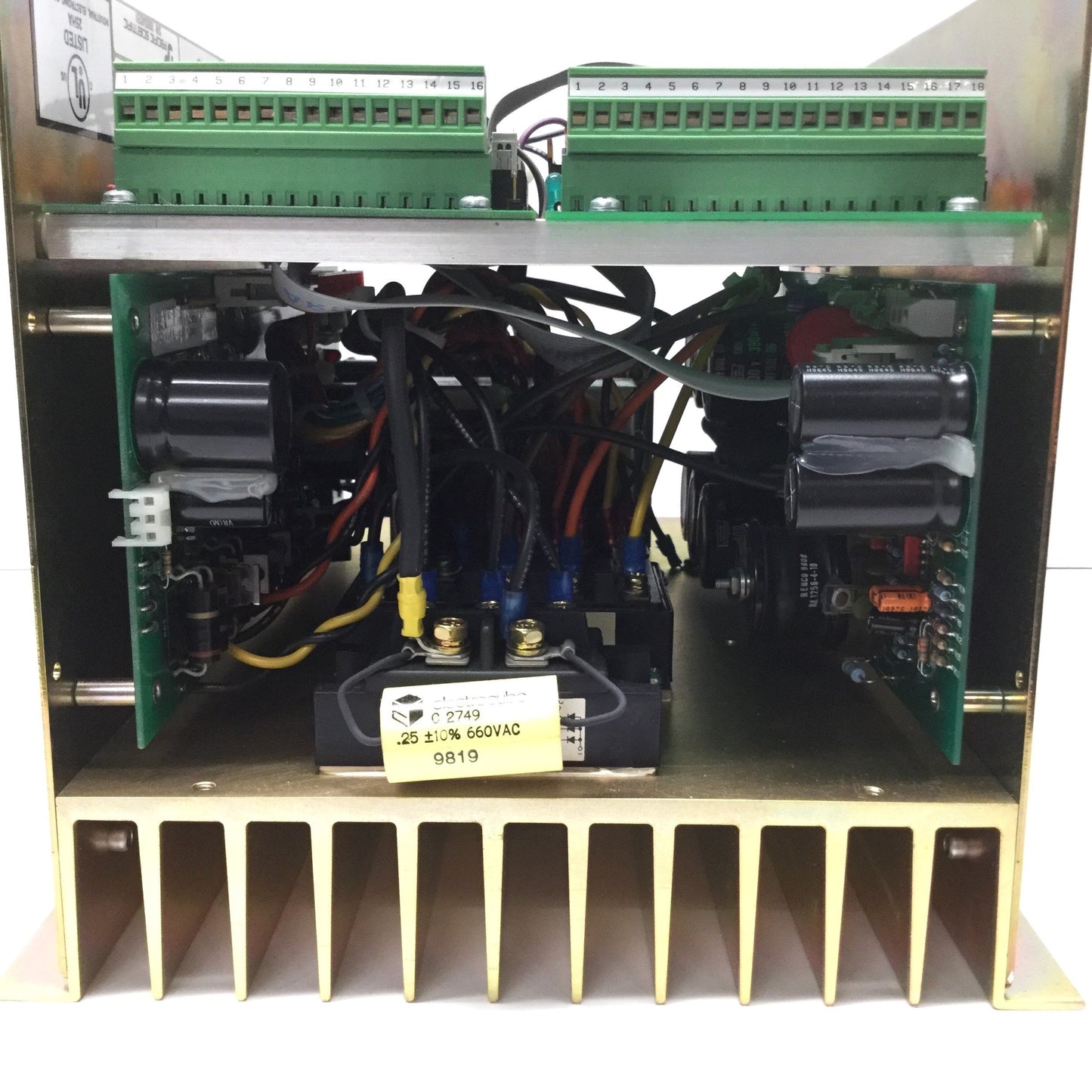 Used Powertec C0051.N2CH000NNNN Genesis 1000 Brushless DC Motor Drive 5HP 230VAC 3PH