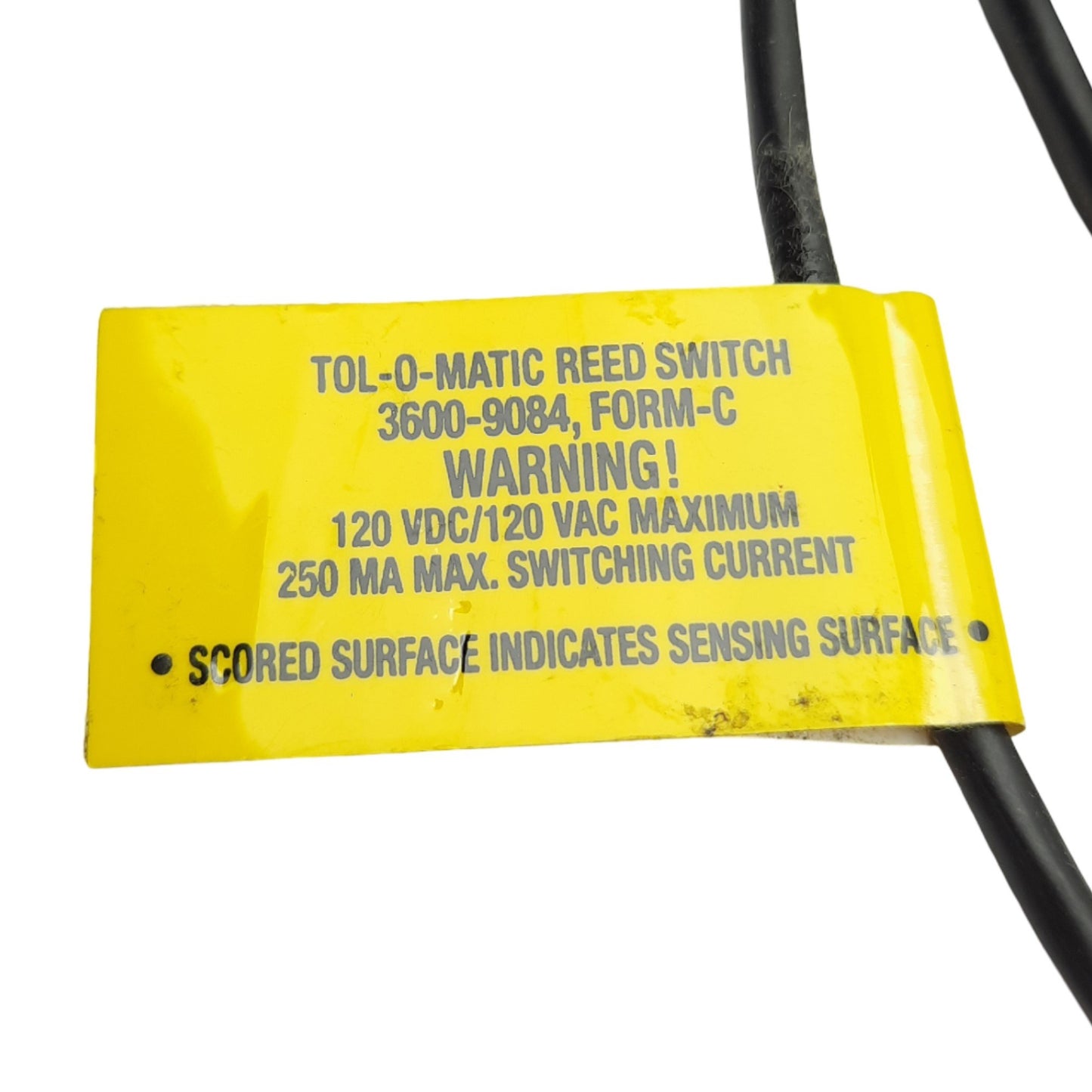 Used Tolomatic 3600-9084 Form-C Reed Switch, Switching Current 250mA , Voltage 120VDC