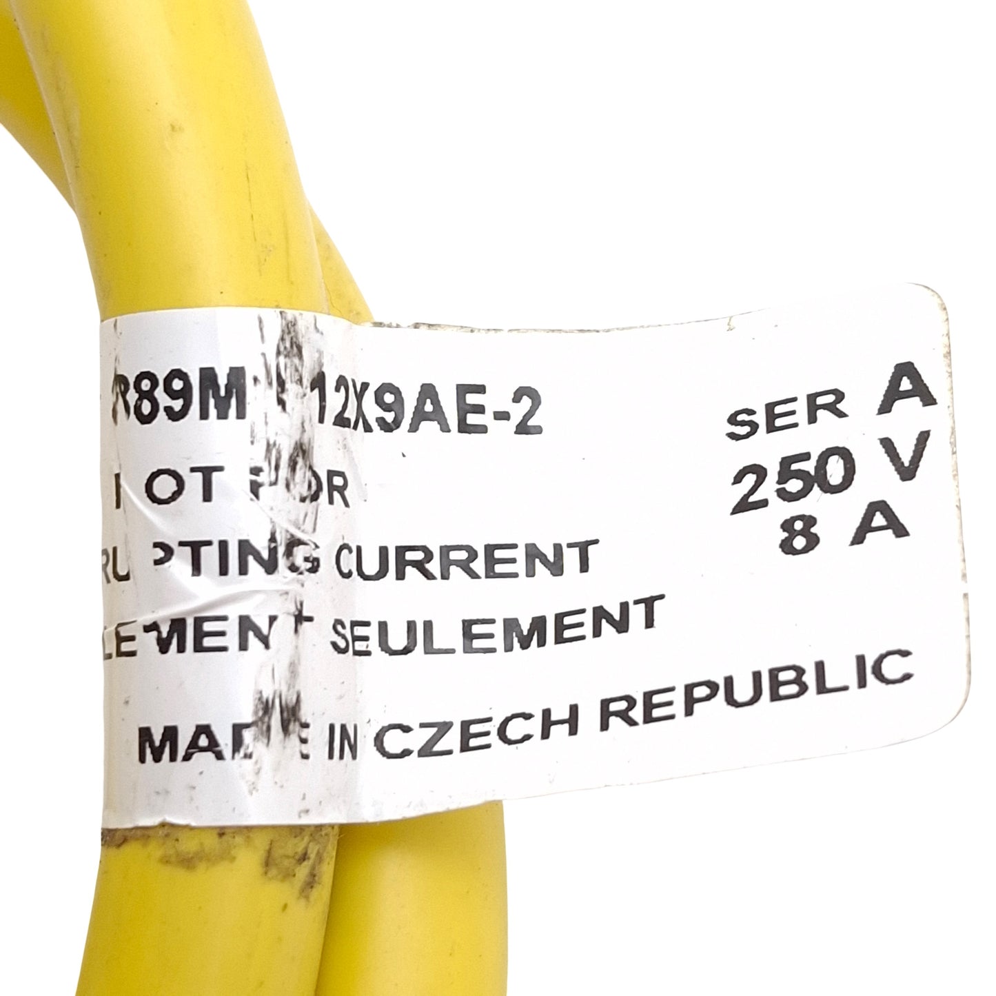 Used Allen Bradley 889M-F12X9AE-2 Cordset, 250V 8A, M23 12-Pin Female, 2m Long