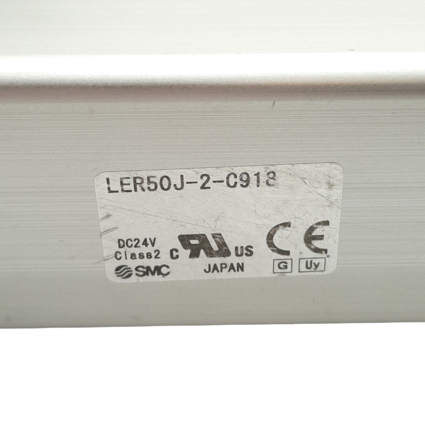 Used SMC LER50J-2-C918 Electric Rotary Table, Rotation: 320 Degrees, Power: 24VDC