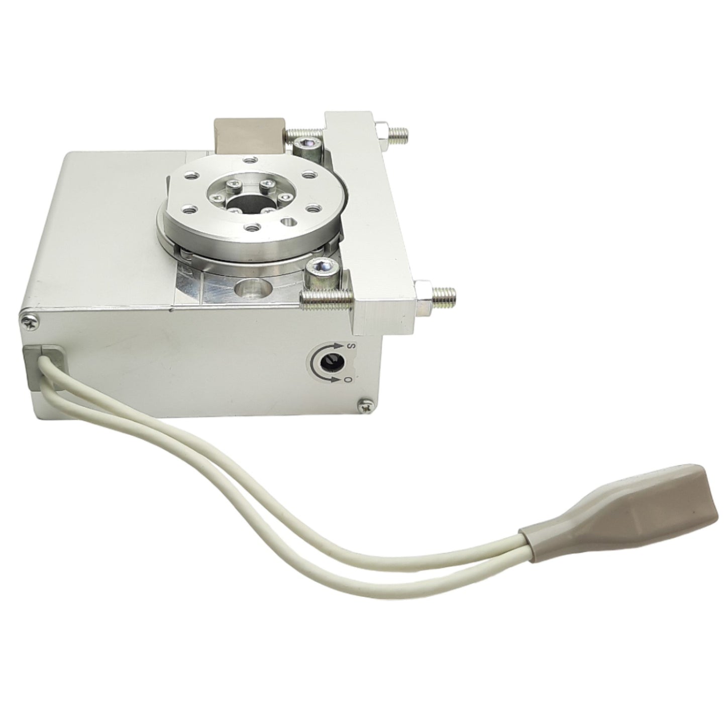 Used SMC LER50J-2-C918 Electric Rotary Table, Rotation: 320 Degrees, Power: 24VDC