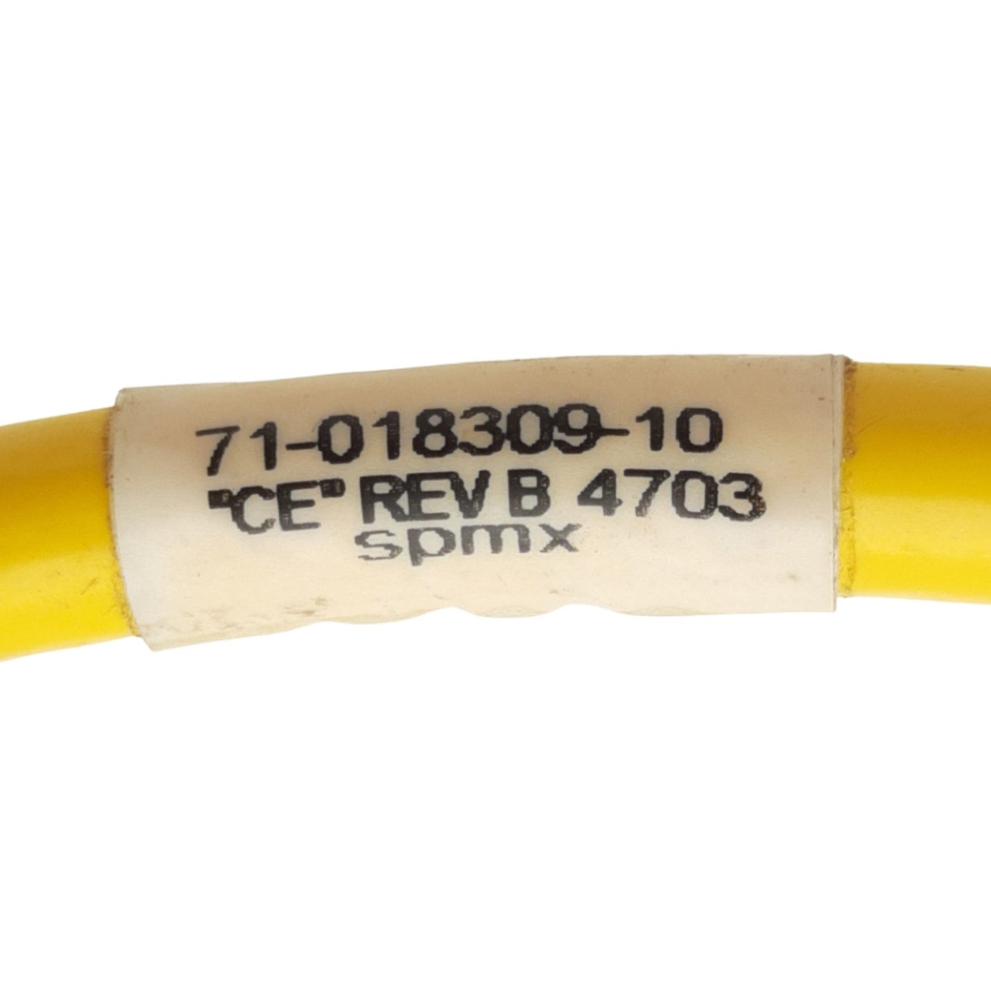 Used Parker 71-018309-10 Rev B Gemini Motor Feedback Cable, 19-Pin Male, 10ft