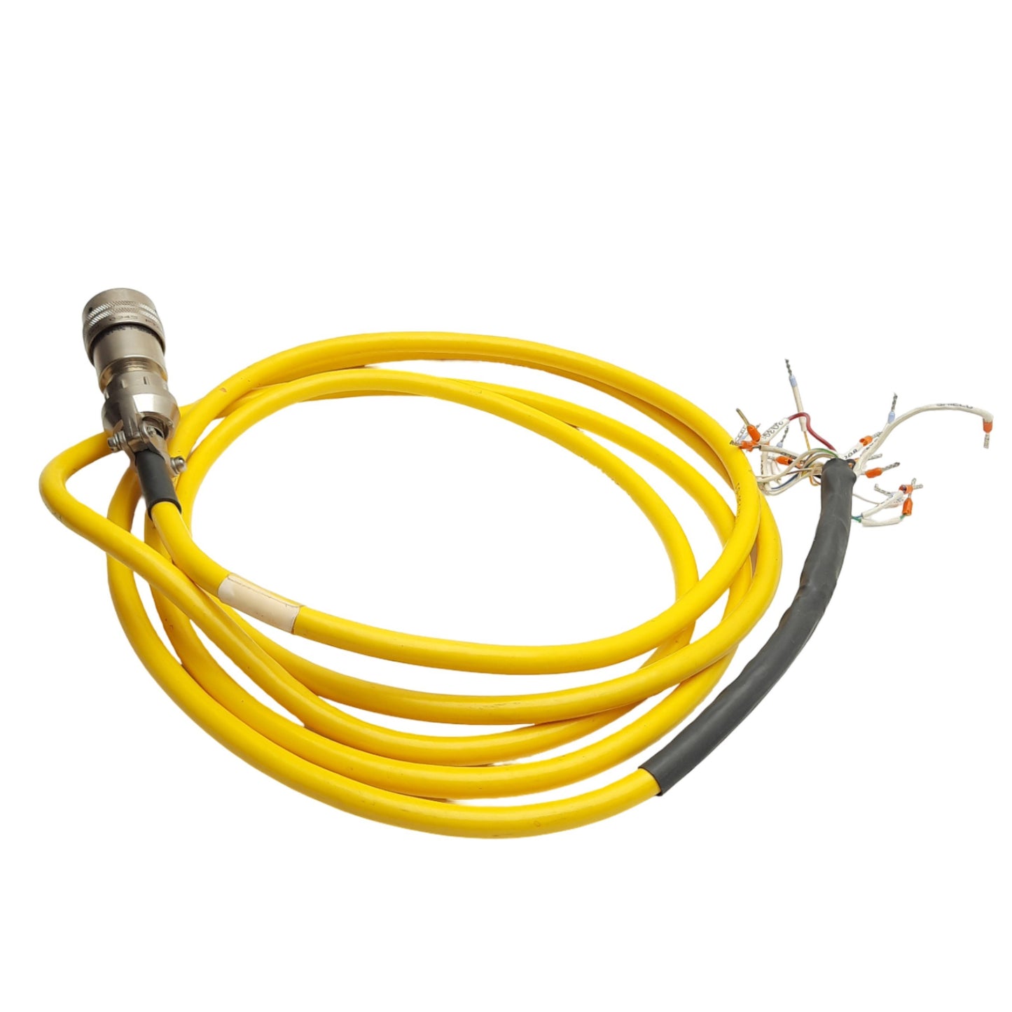 Used Parker 71-018309-10 Rev B Gemini Motor Feedback Cable, 19-Pin Male, 10ft
