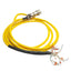 Used Parker 71-018309-10 Rev B Gemini Motor Feedback Cable, 19-Pin Male, 10ft
