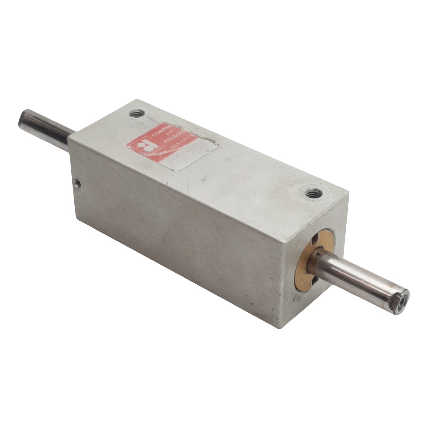 Used Compact BD34X212 Pneumatic Cylinder, ø0.75" Bore, 2.5" Stroke, #10-32UNF, 250psi