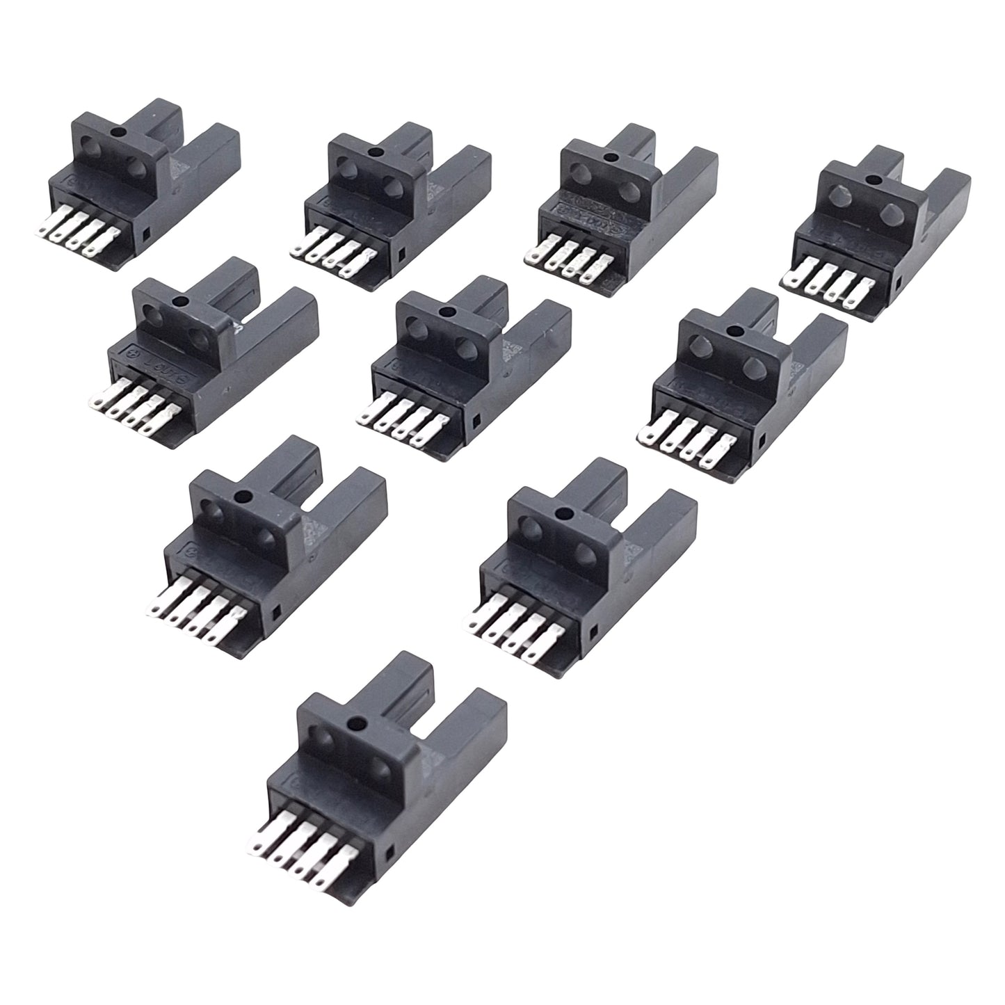 Used Lot of 10 Omron EE-SX673 Photomicrosensor, 5mm Slot, NPN Output, 5-24VDC