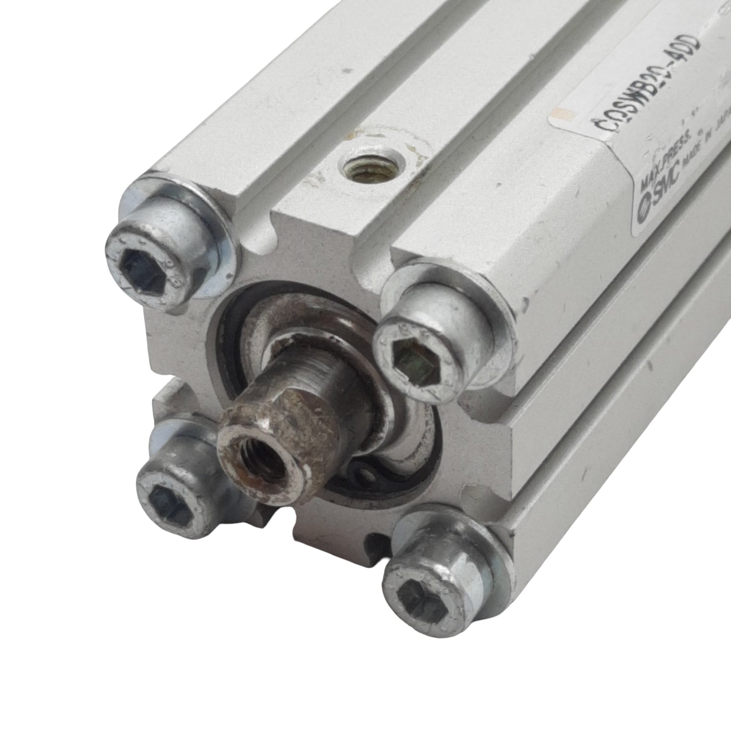 Used SMC CQSWB20-40D Pneumatic Cylinder, ø20mm Bore, 40mm Stroke, M5, 1.0MPa Max