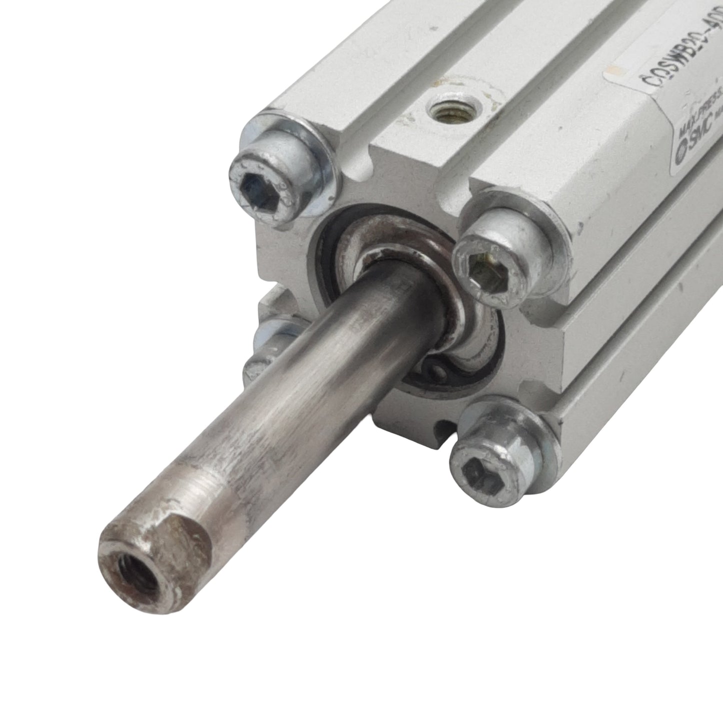Used SMC CQSWB20-40D Pneumatic Cylinder, ø20mm Bore, 40mm Stroke, M5, 1.0MPa Max