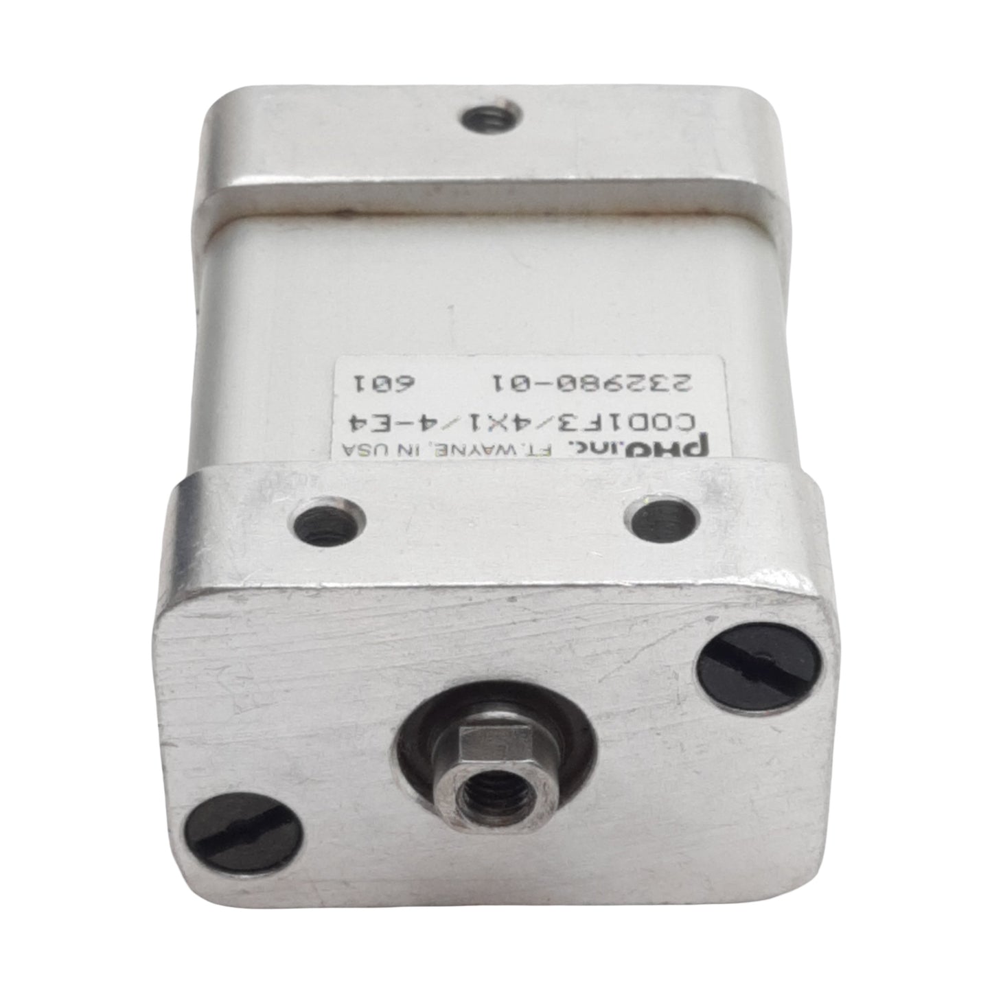 Used PHD COD1F3/4X1/4-E4 Pneumatic Cylinder, ø3/4in Bore, 1/4in Stroke, #10-32UNF