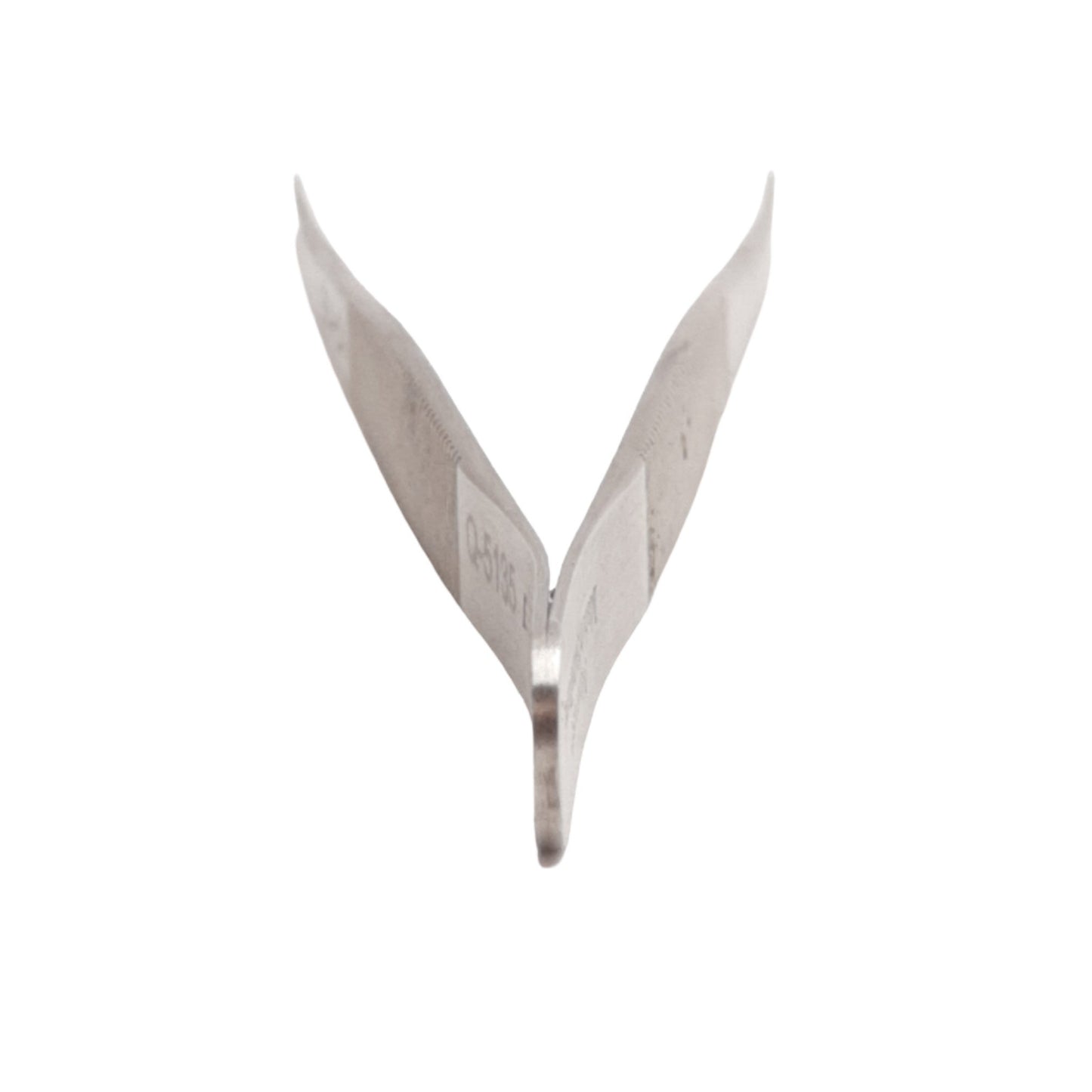 Used Excelta 35A-SA Tweezers, Anti-Mag. SS, 0.288in x 0.016in Tip Size, 4.75in Length