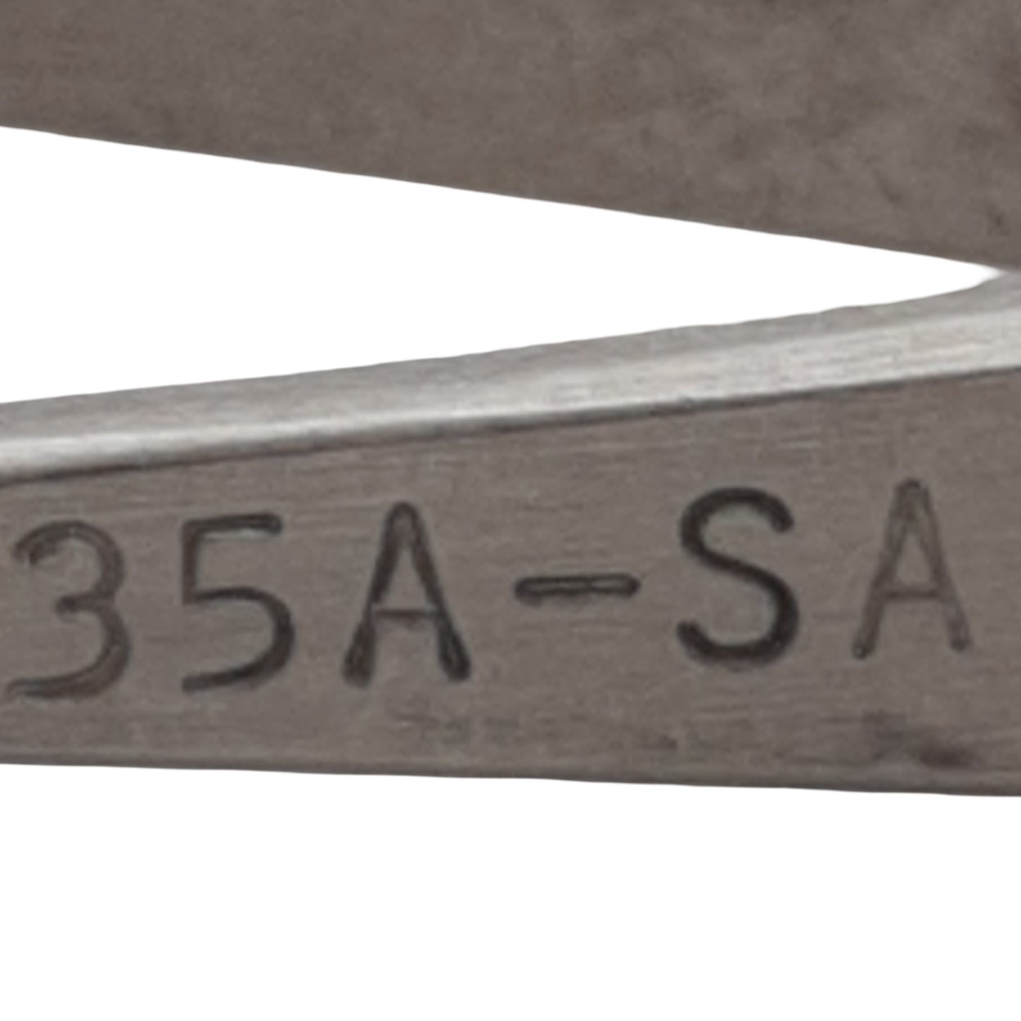 Used Excelta 35A-SA Tweezers, Anti-Mag. SS, 0.288in x 0.016in Tip Size, 4.75in Length