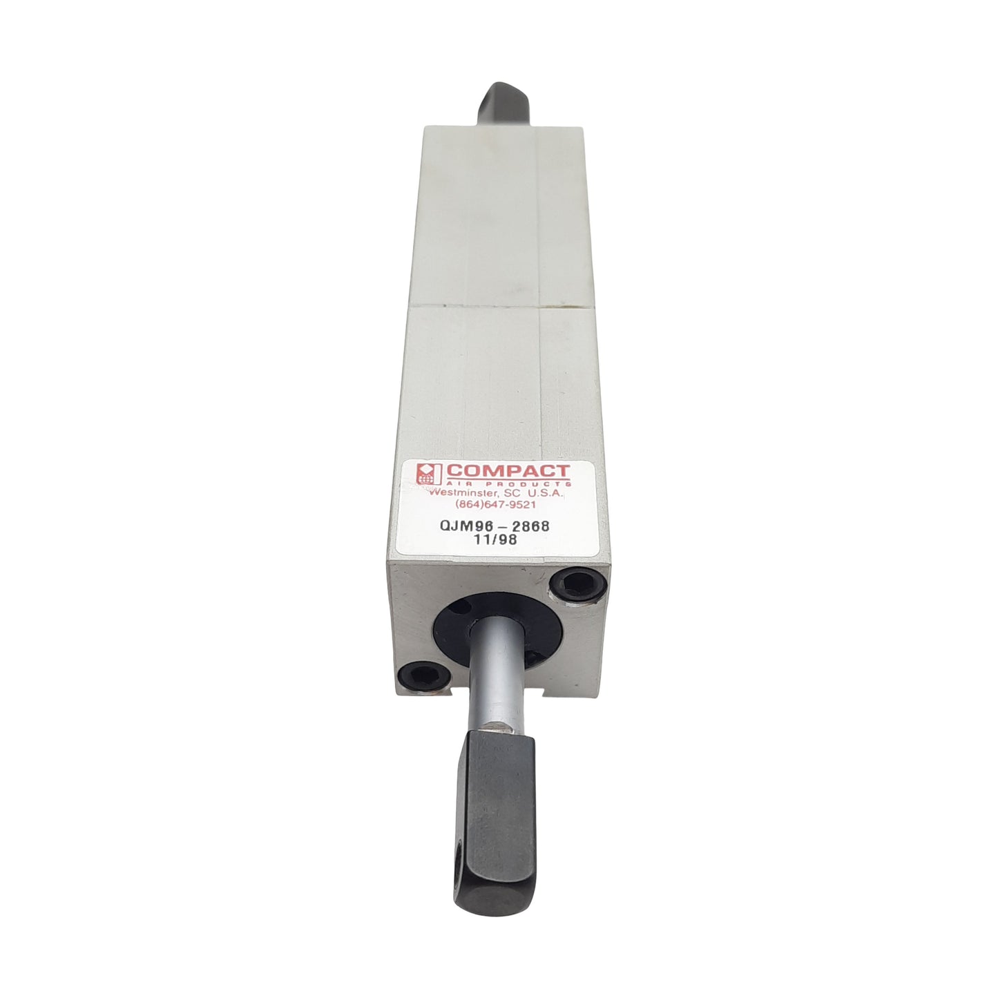 New Compact QJM96-2868 Pneumatic Cylinder, ø3/4in Bore, 3/4in Stroke, #10-32UNF