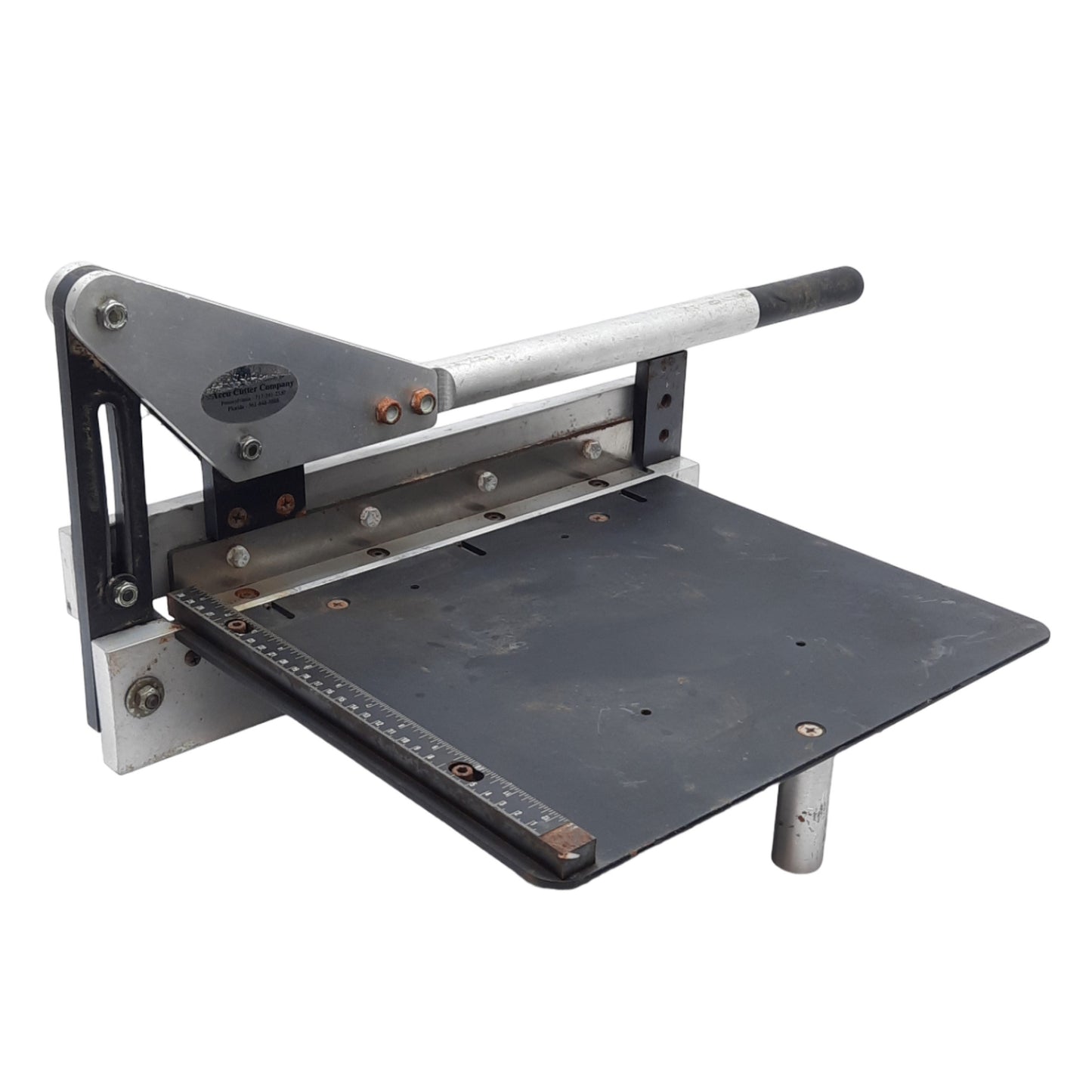 Used Accu Cutter Model 2001 Metal And Plastic Shear, 12 Inch Length *Rust*