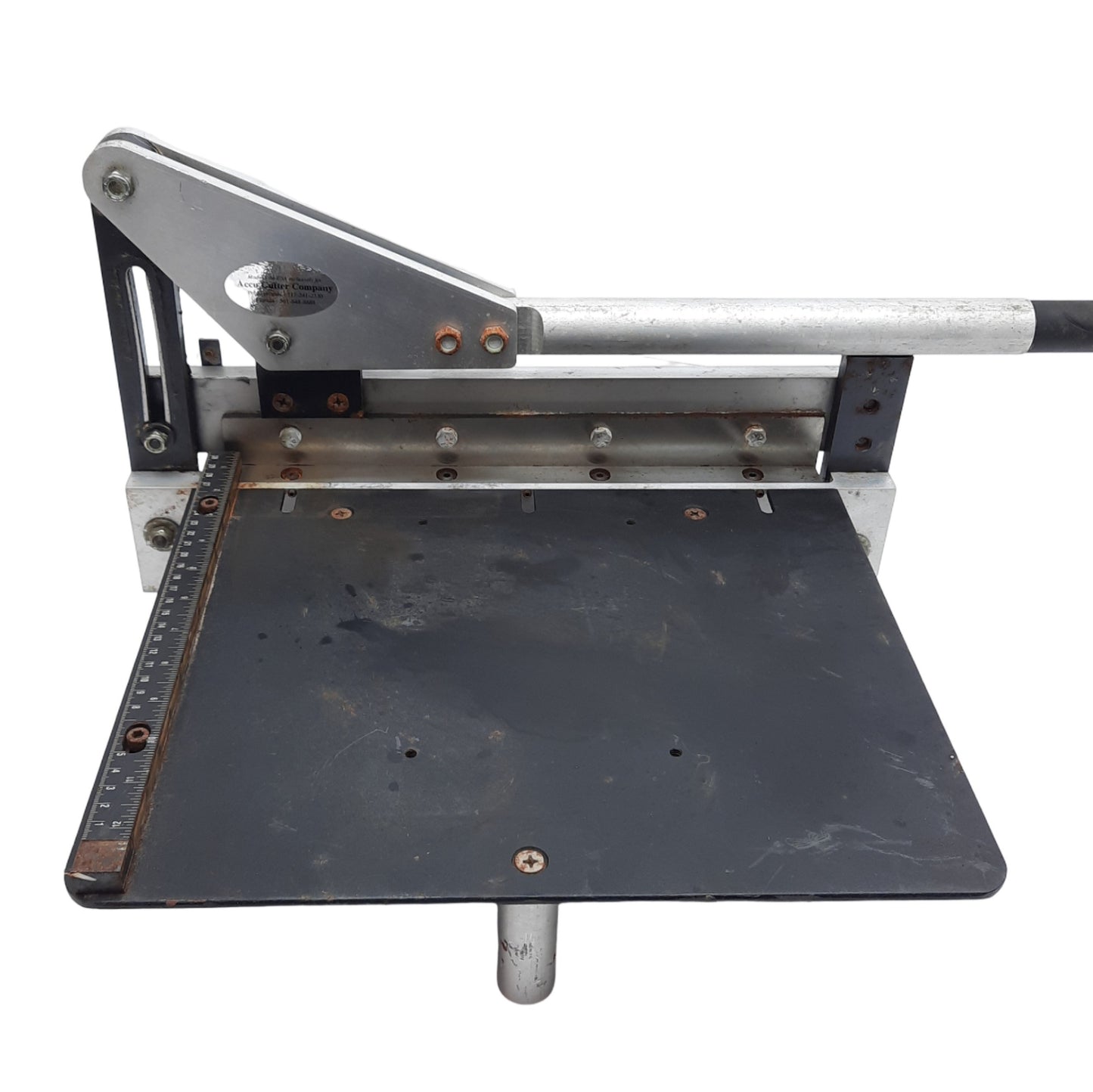 Used Accu Cutter Model 2001 Metal And Plastic Shear, 12 Inch Length *Rust*