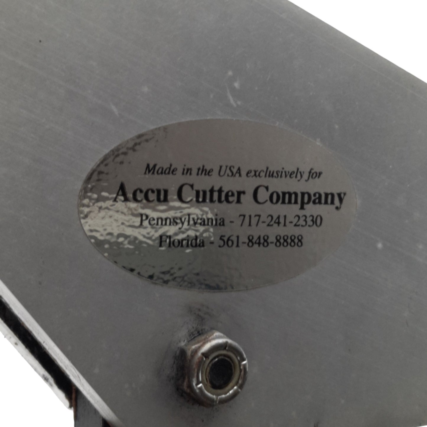 Used Accu Cutter Model 2001 Metal And Plastic Shear, 12 Inch Length *Rust*