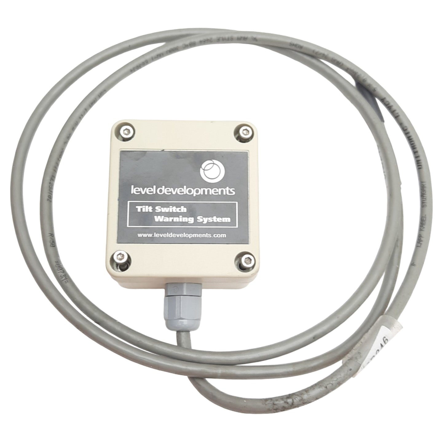 Used Level Developments ETS-1-4-D Dual Axis Tilt Switch 1-4° Switch Range, 9-30VDC