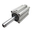 Used SMC NCDQ2A50-75DZ Pneumatic Cylinder, ø50mm Bore, 75mm Stroke, 1/4in NPT, 1.0MPa