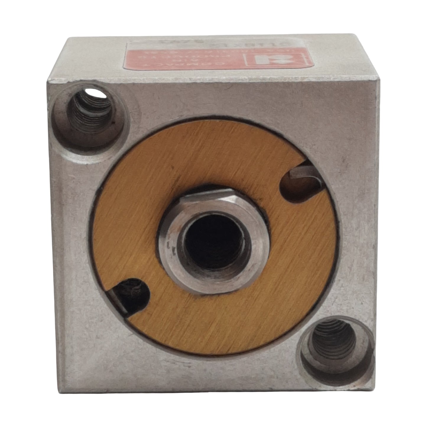 Used Compact S118X12 Pneumatic Cylinder, ø1-1/8in Bore, 1/2in Stroke, 1/8in NPT