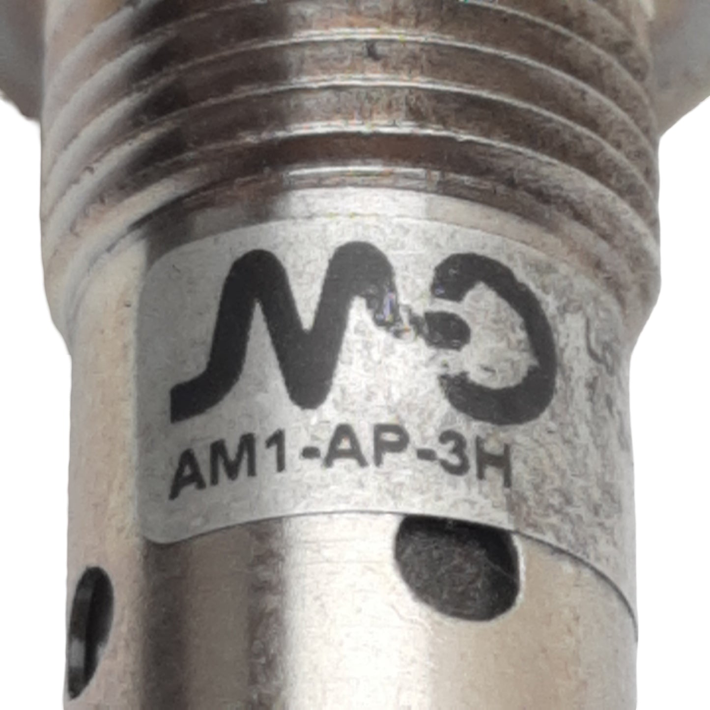Used Micro Detectors AM1-AP-3H Proximity Sensor, PNP-NO, 4mm Range, 30VDC, 4-Pin M12