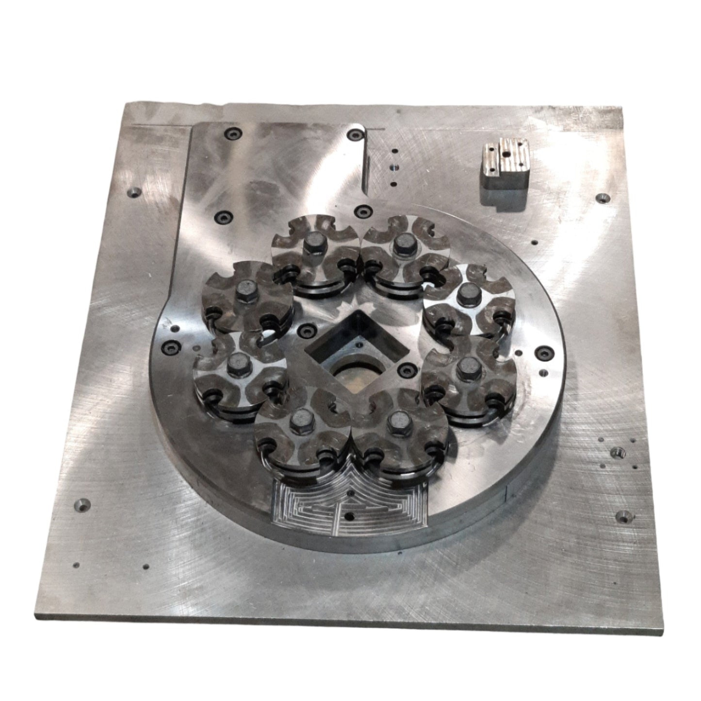 Used Steeger 16 Carrier Horn Gear Plate For K80/16-2013-IMC 4K Braiding Machine