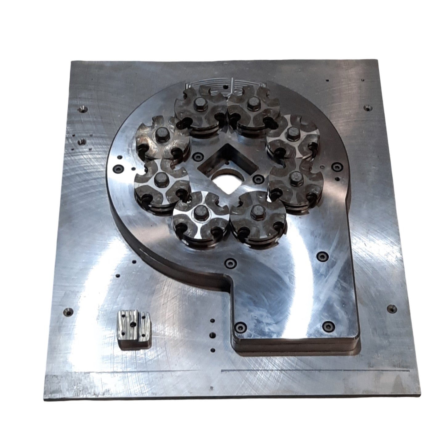 Used Steeger 16 Carrier Horn Gear Plate For K80/16-2013-IMC 4K Braiding Machine