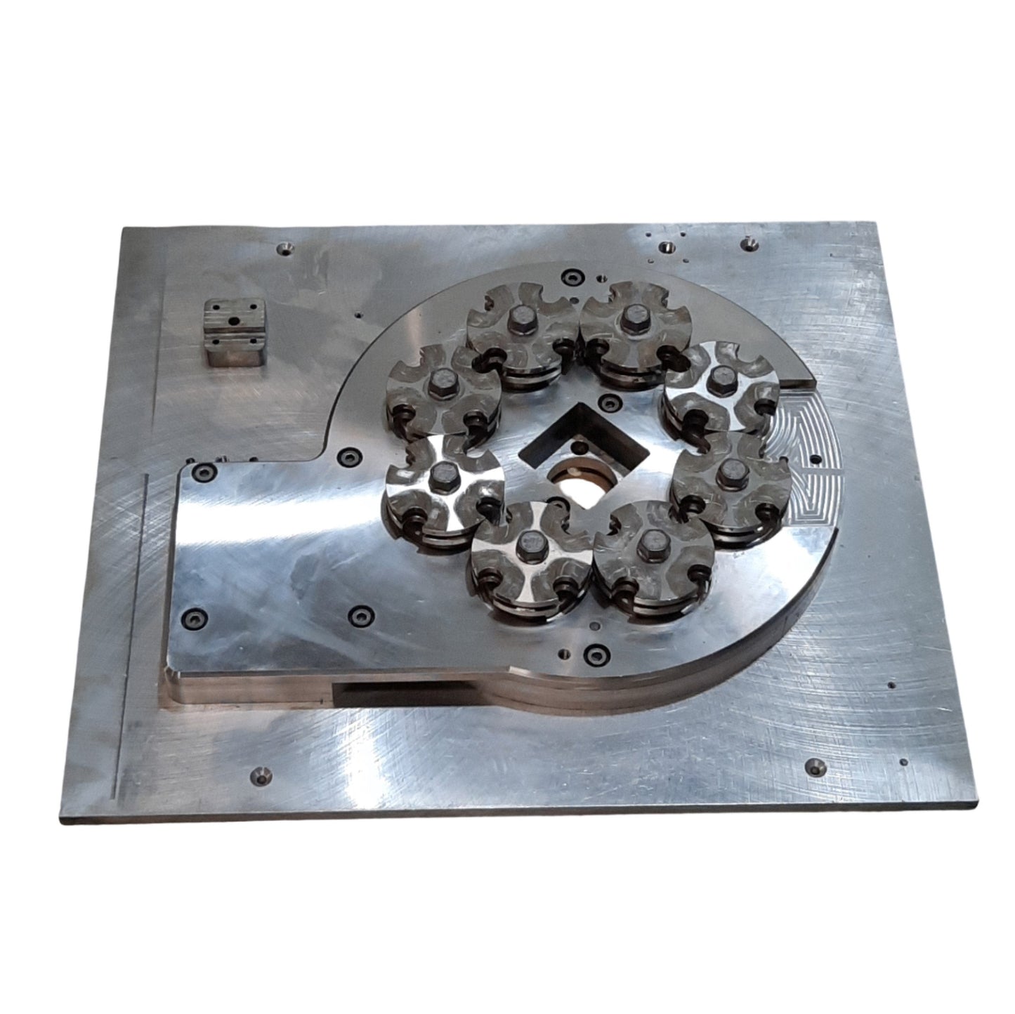 Used Steeger 16 Carrier Horn Gear Plate For K80/16-2013-IMC 4K Braiding Machine