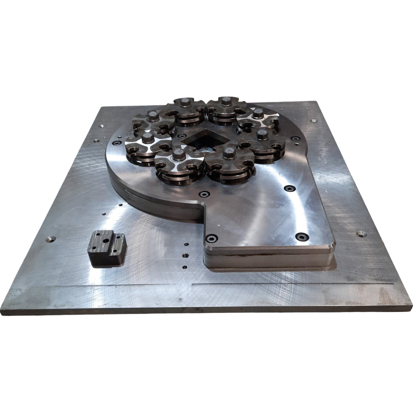 Used Steeger 16 Carrier Horn Gear Plate For K80/16-2013-IMC 4K Braiding Machine