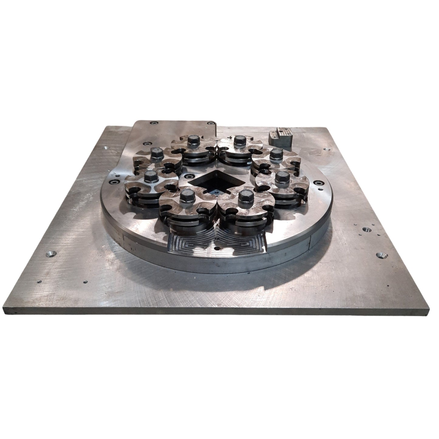 Used Steeger 16 Carrier Horn Gear Plate For K80/16-2013-IMC 4K Braiding Machine