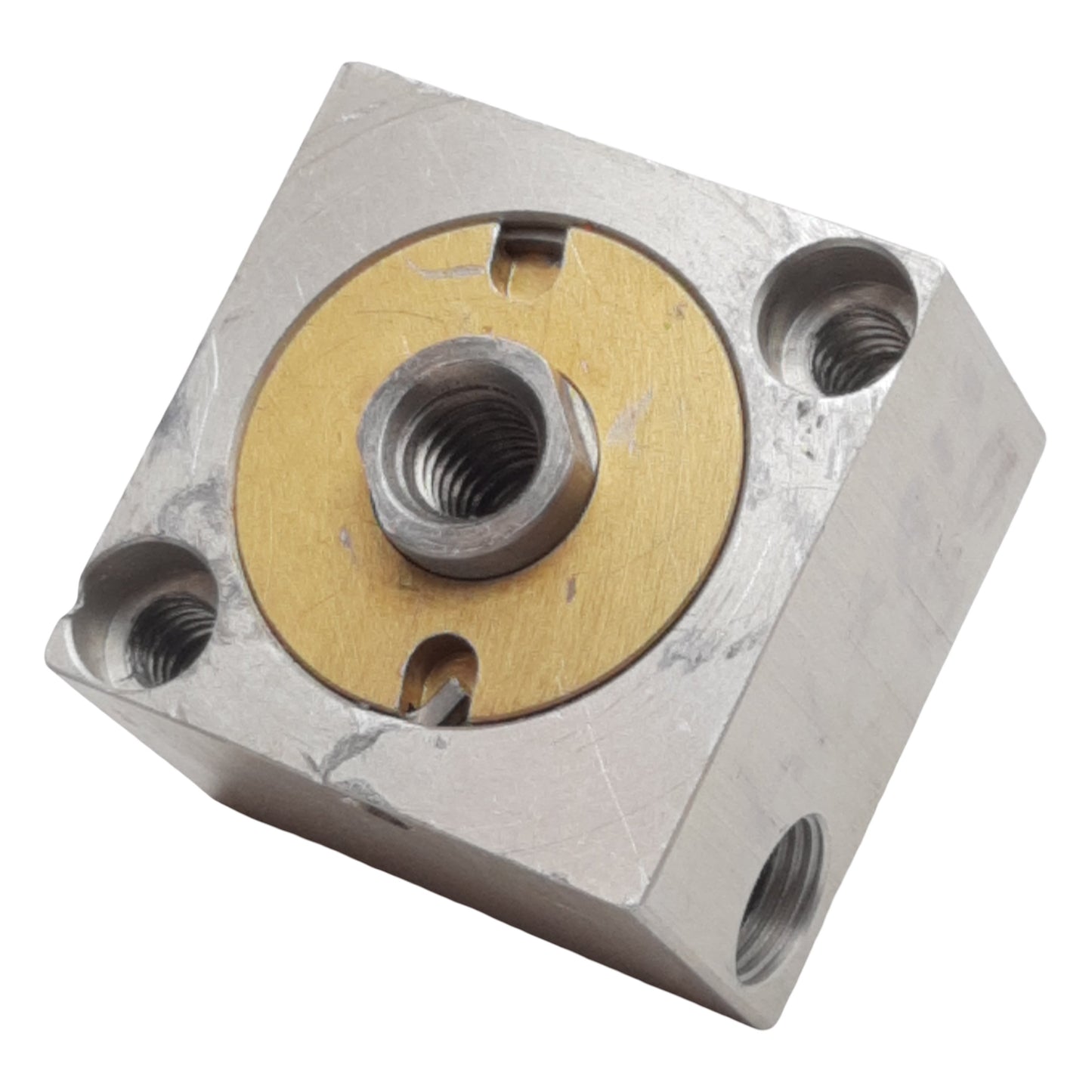 Used Compact SD118X14 Pneumatic Cylinder, ø1-1/8in Bore, 1/4in Stroke, 1/8in NPT