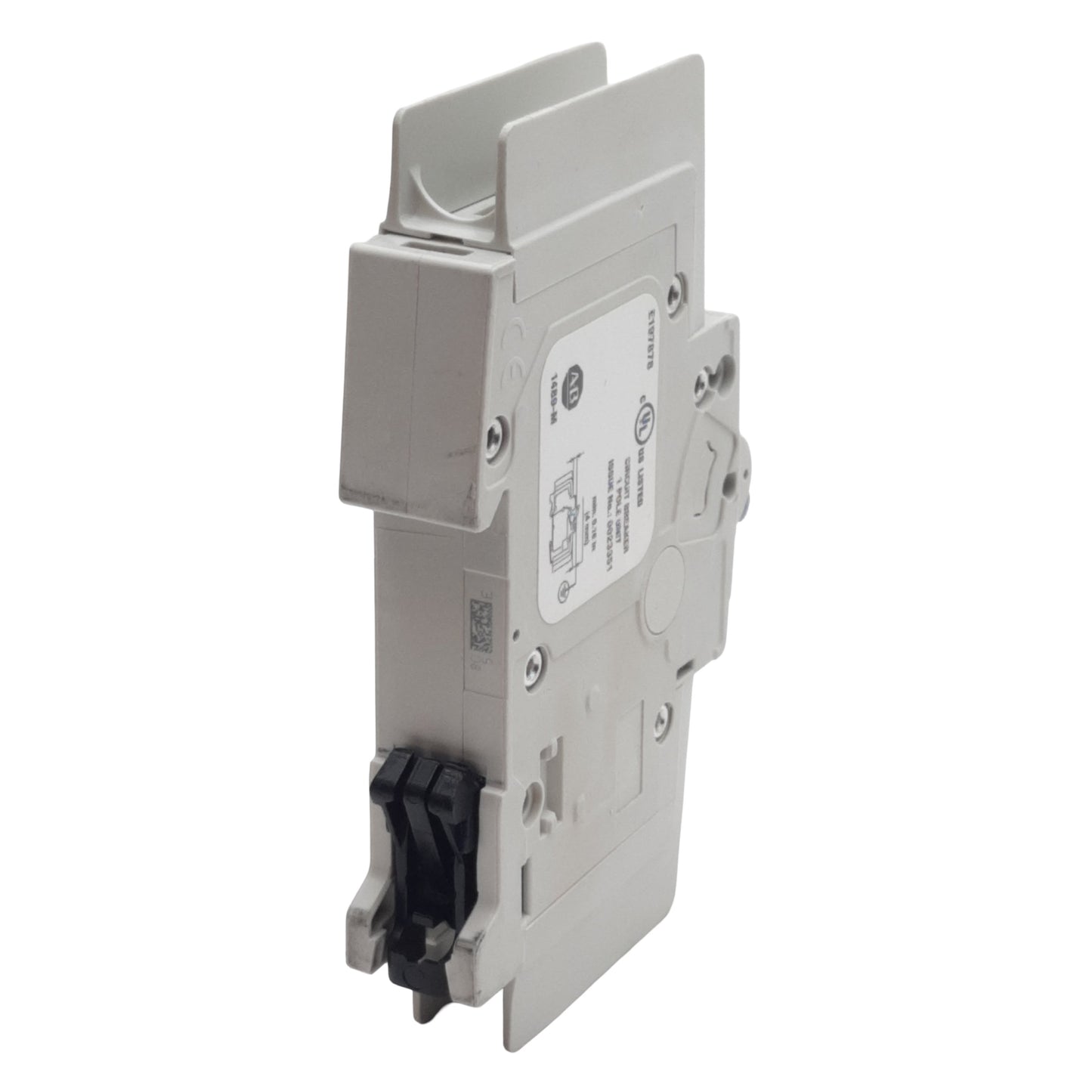 Used Allen Bradley 1489-M1C050 Circuit Breaker, 1-Pole, 5A 48VDC/277VAC, DIN Rail