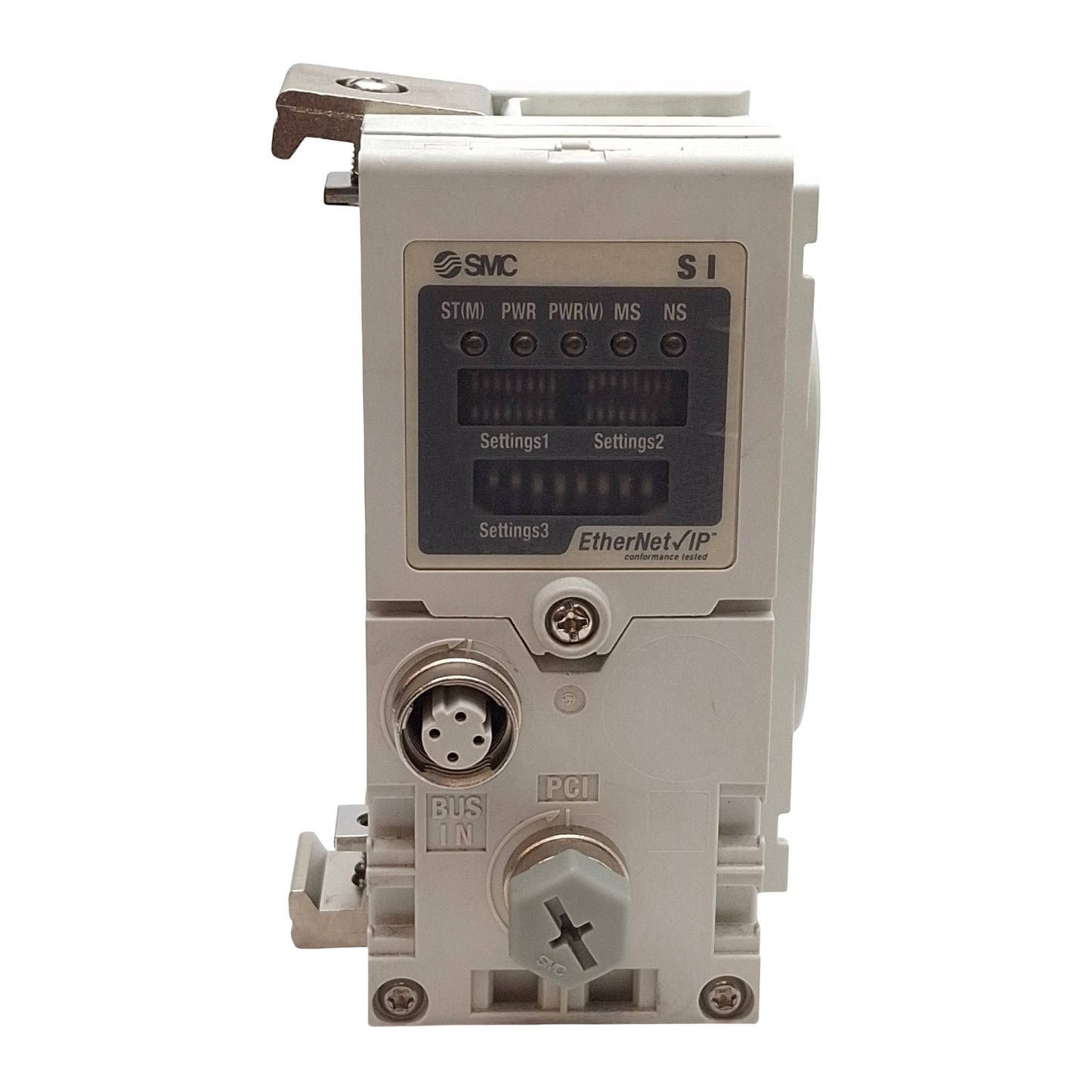 Used SMC EX600-SEN1 EtherNet/IP Fieldbus Serial Interface Unit, PNP Out, 24VDC