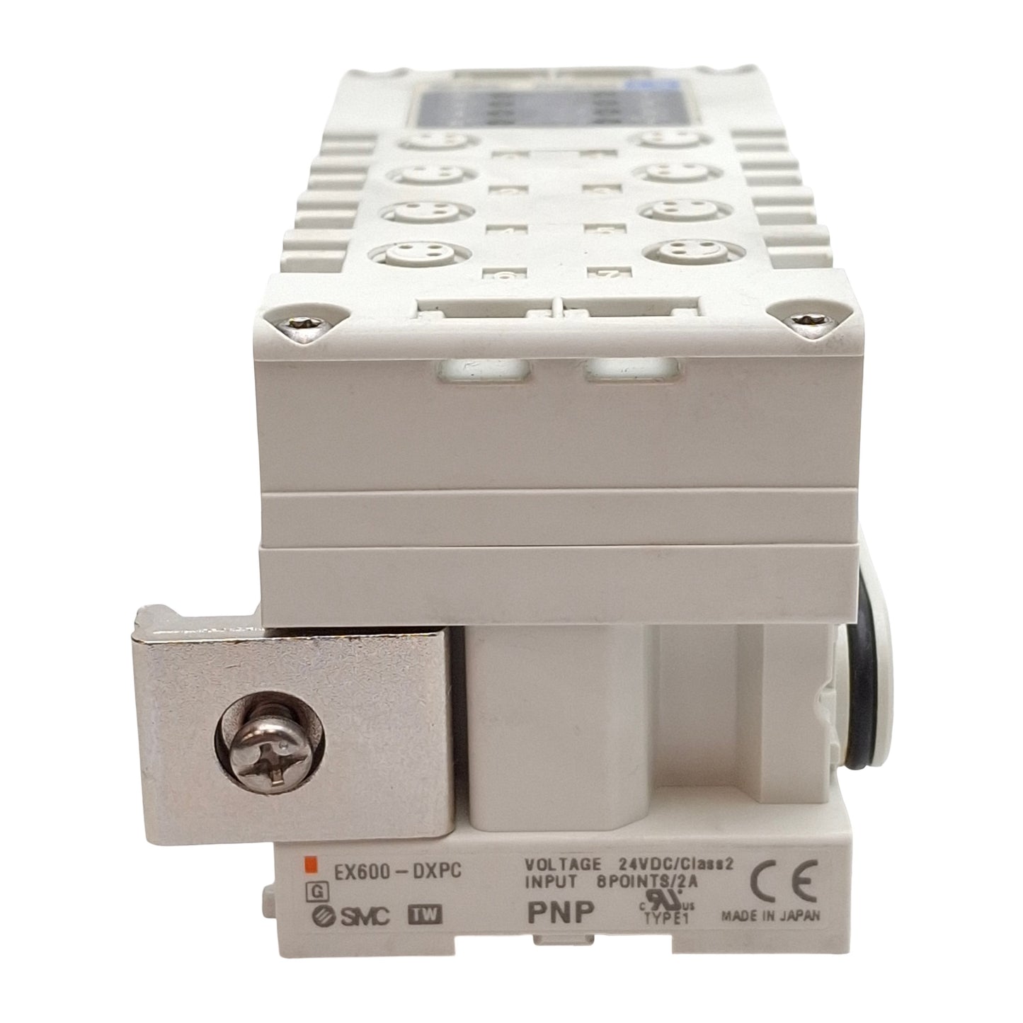 New SMC EX600-DXPC Digital Input Module, 8-Input, PNP, M8 3-Pin Female, 24VDC