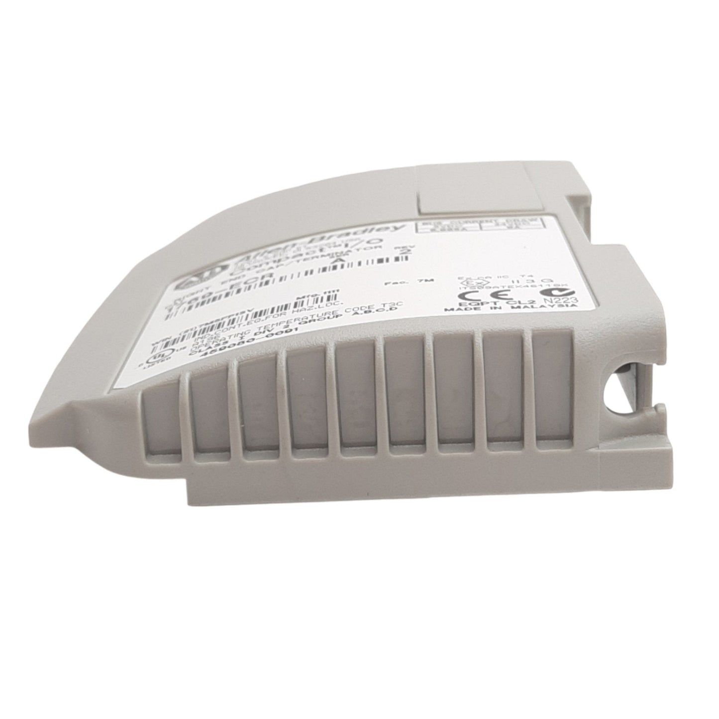 Used Allen Bradley 1769-ECR MicroLogix1500 Compact Right End Cap Cover, Ser A Rev 2