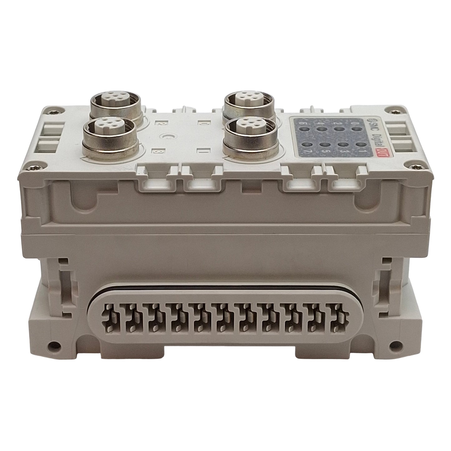 Used SMC EX600-DYPB Fieldbus System Digital Output Unit, 8-Point PNP M12 5-Pin 24VDC